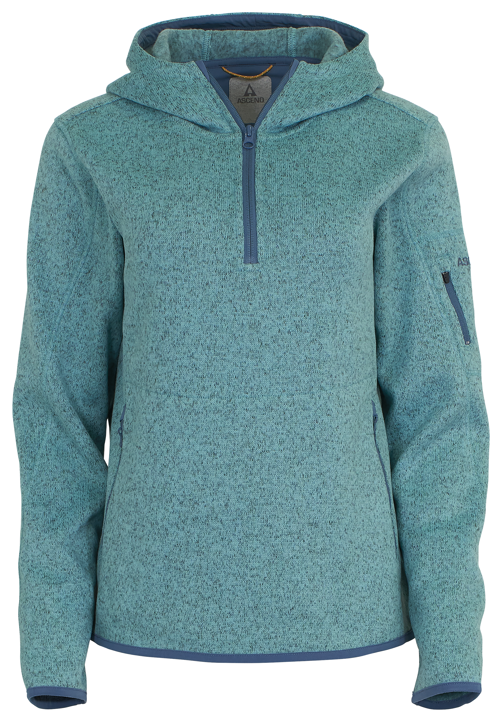 Image of Ascend Expedition Hooded Fleece Sweater - Tourmaline - XS