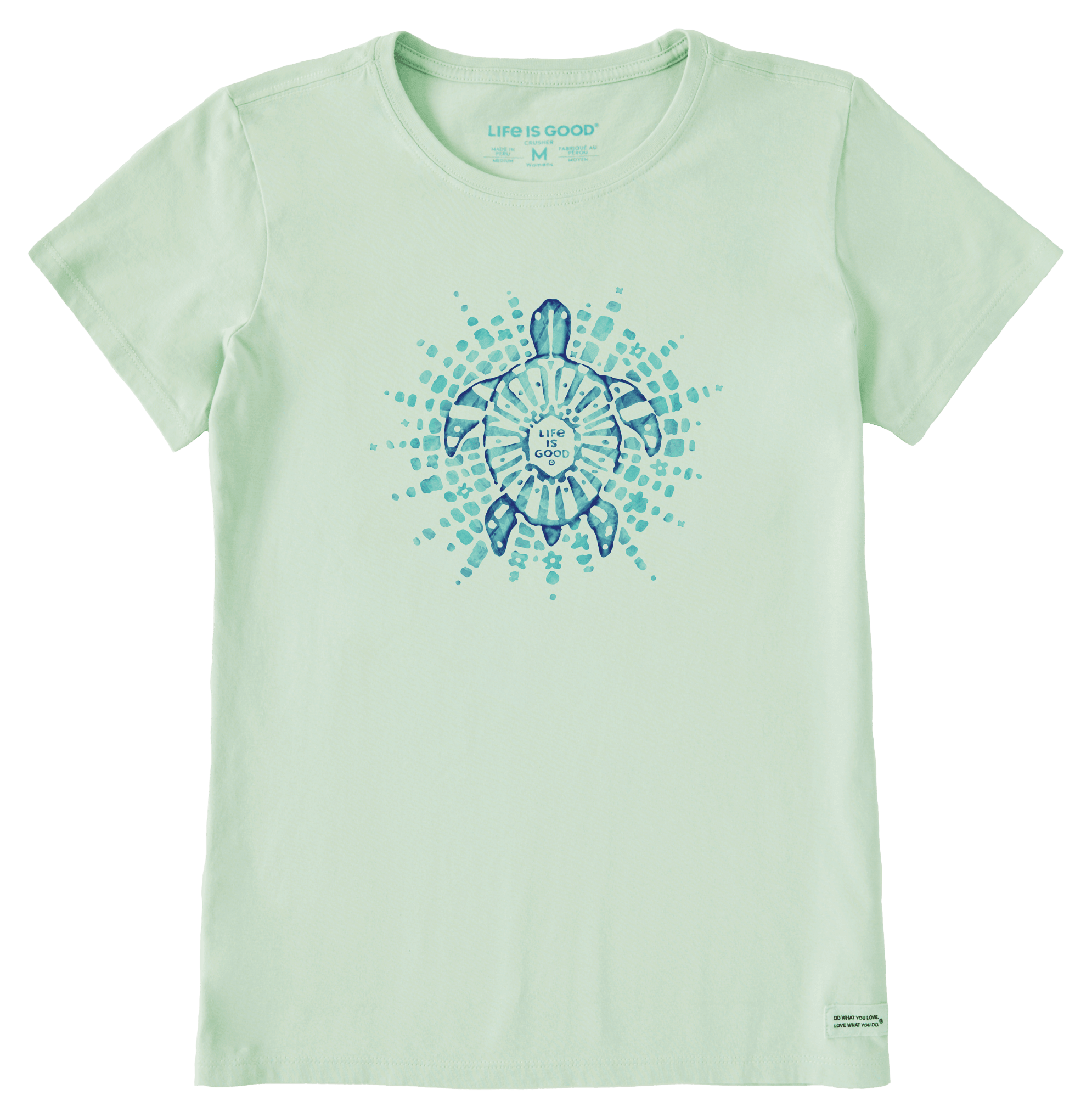 Image of Life is Good Turtle Vibes Crusher-Lite Short-Sleeve T-Shirt for Ladies