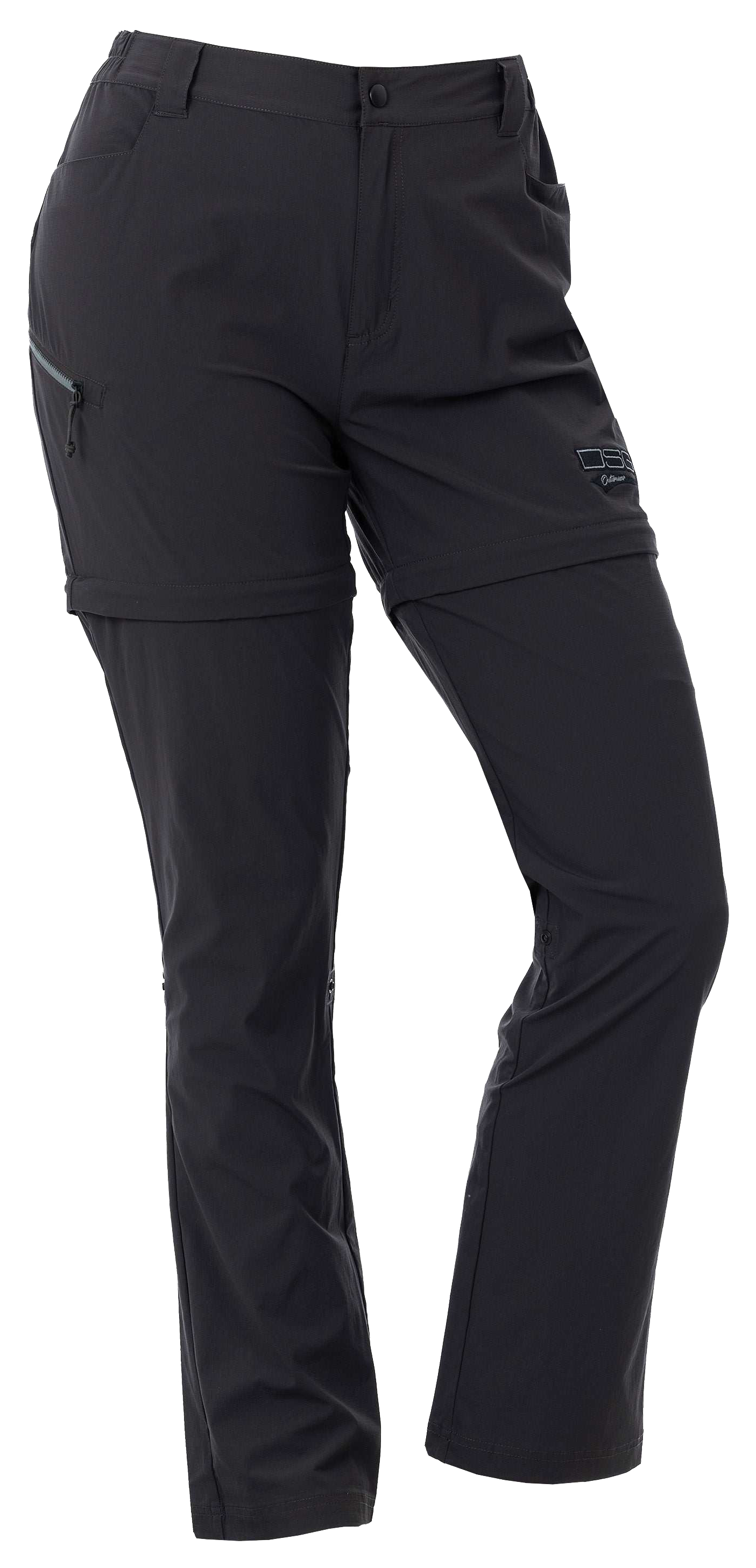 Image of DSG Outerwear Lola Convertible Pants for Ladies - Charcoal