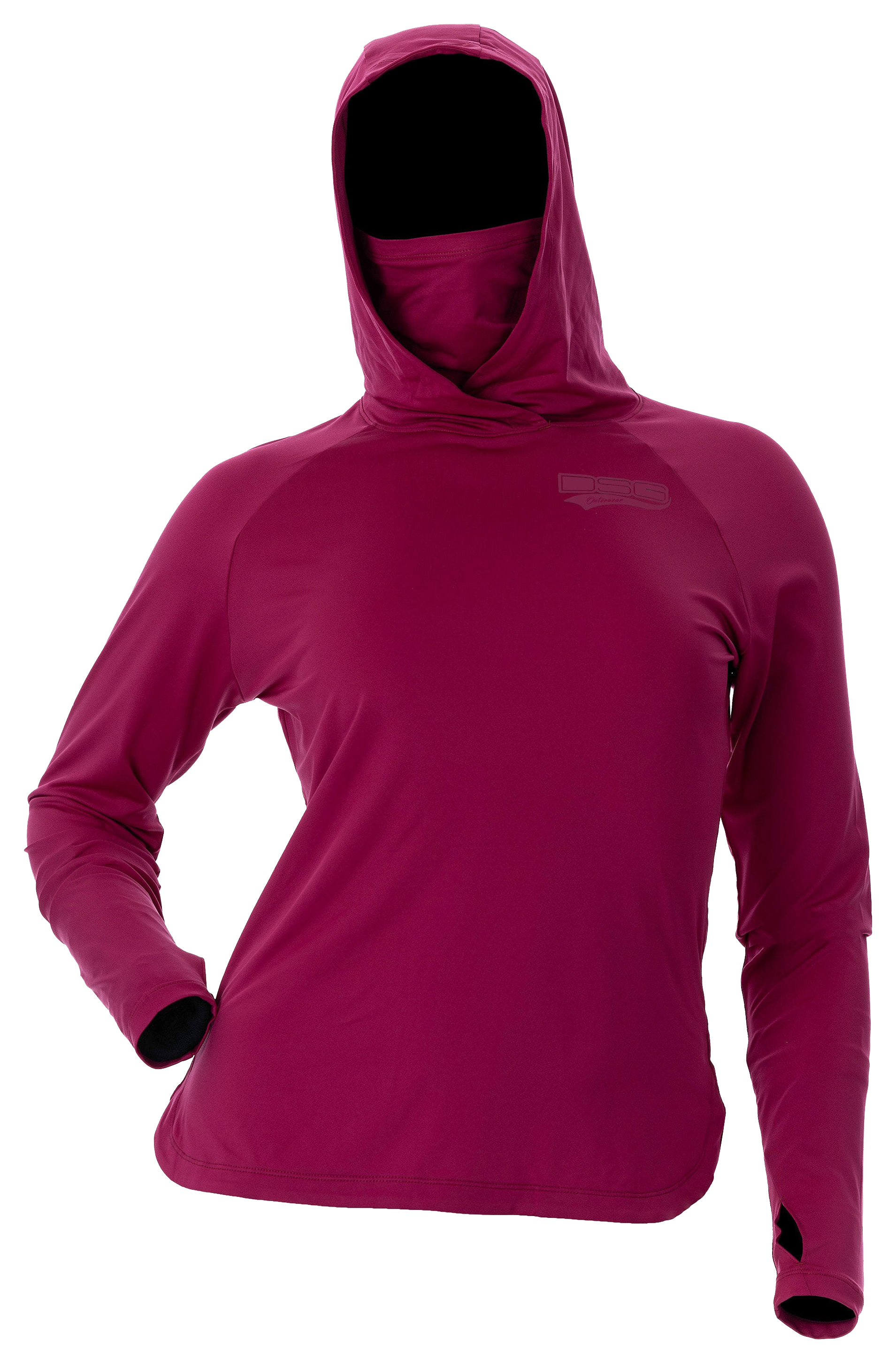 Image of DSG Outerwear Nora 2.0 Hooded Long-Sleeve Shirt for Ladies - Cranberry