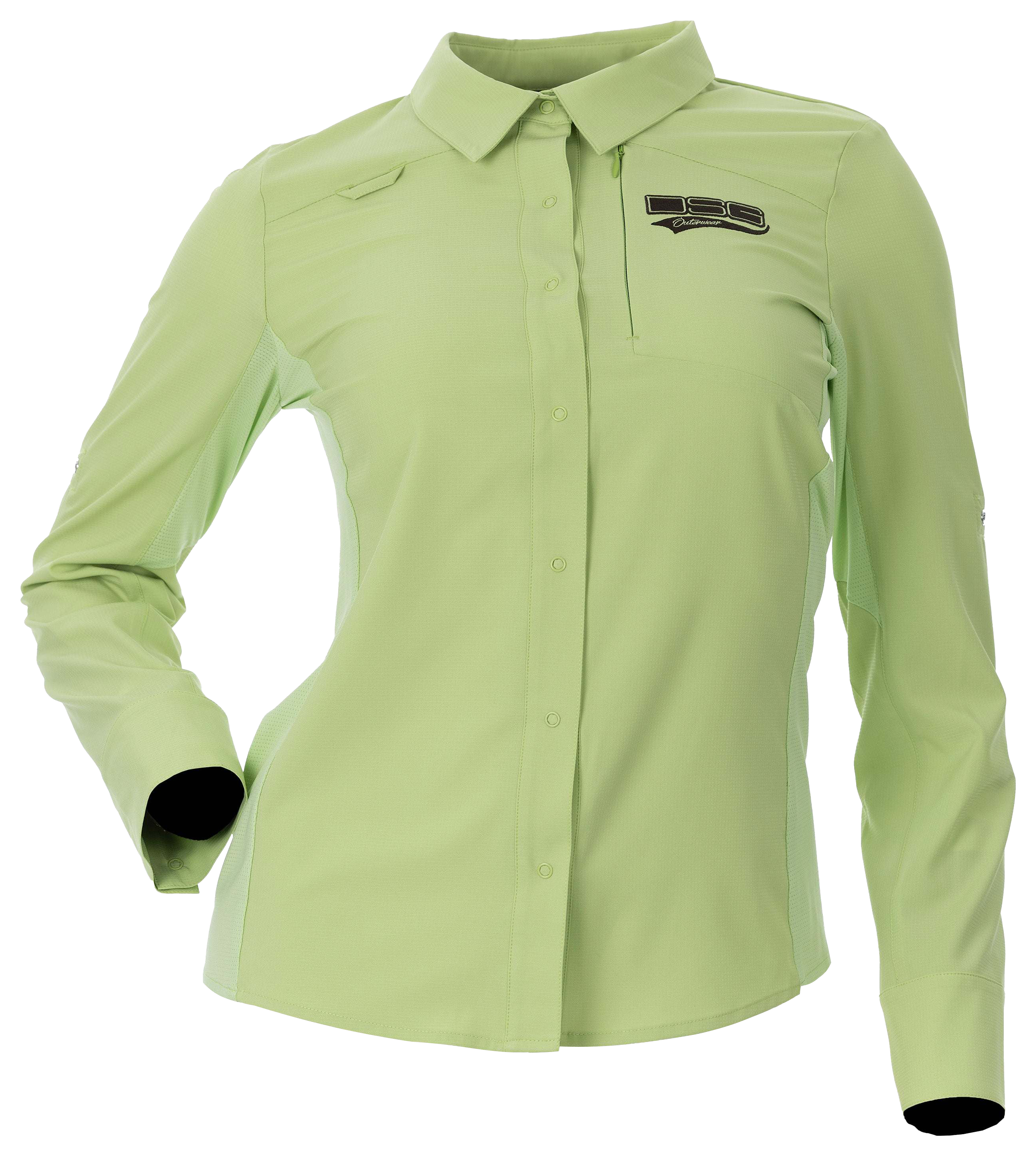 Image of DSG Outerwear Victoria 2.0 Snap-Up Long-Sleeve Shirt for Ladies - Lilypad Green