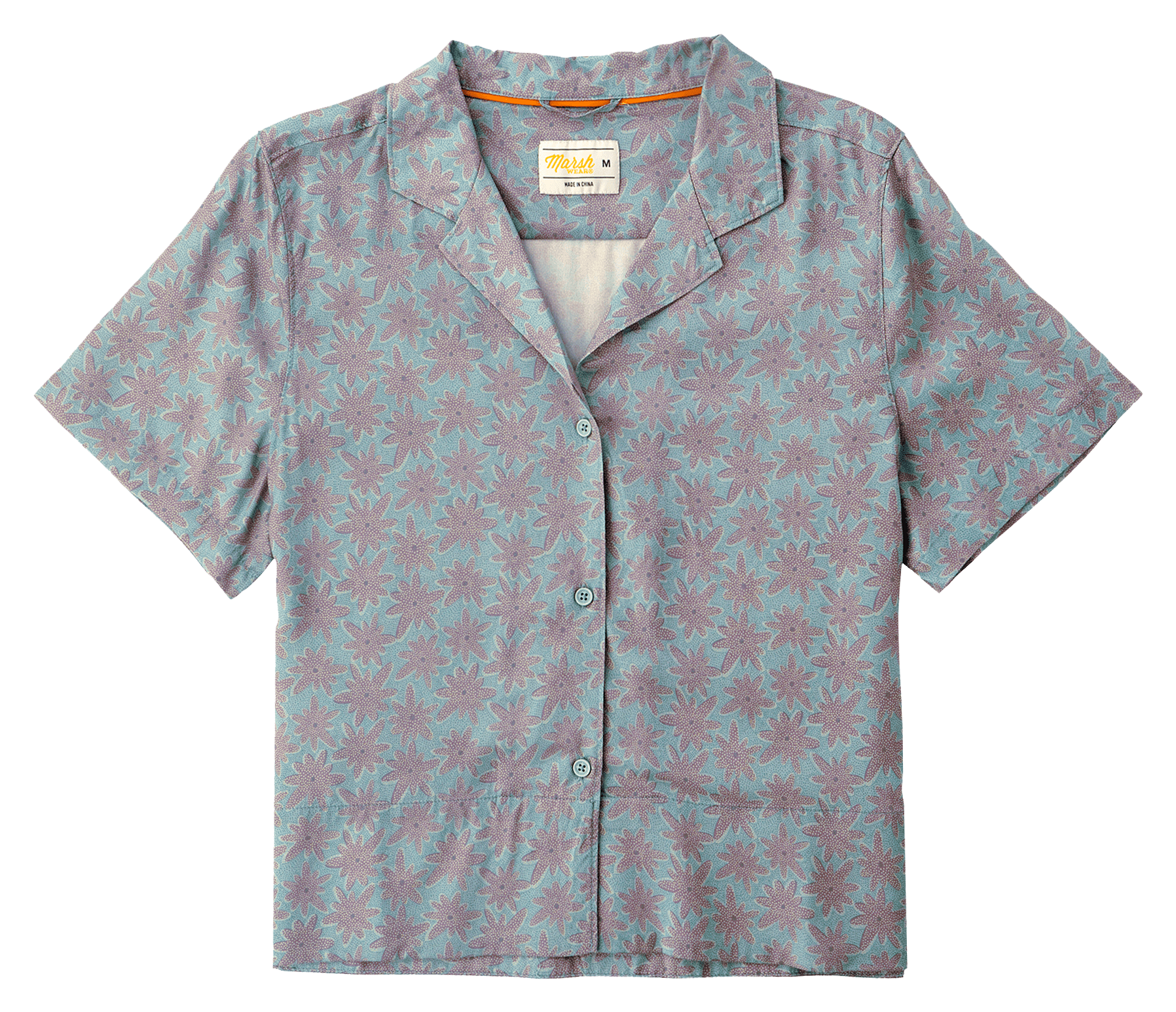 Image of Marsh Wear Hagood Woven Short-Sleeve Button-Down Shirt - Trellis