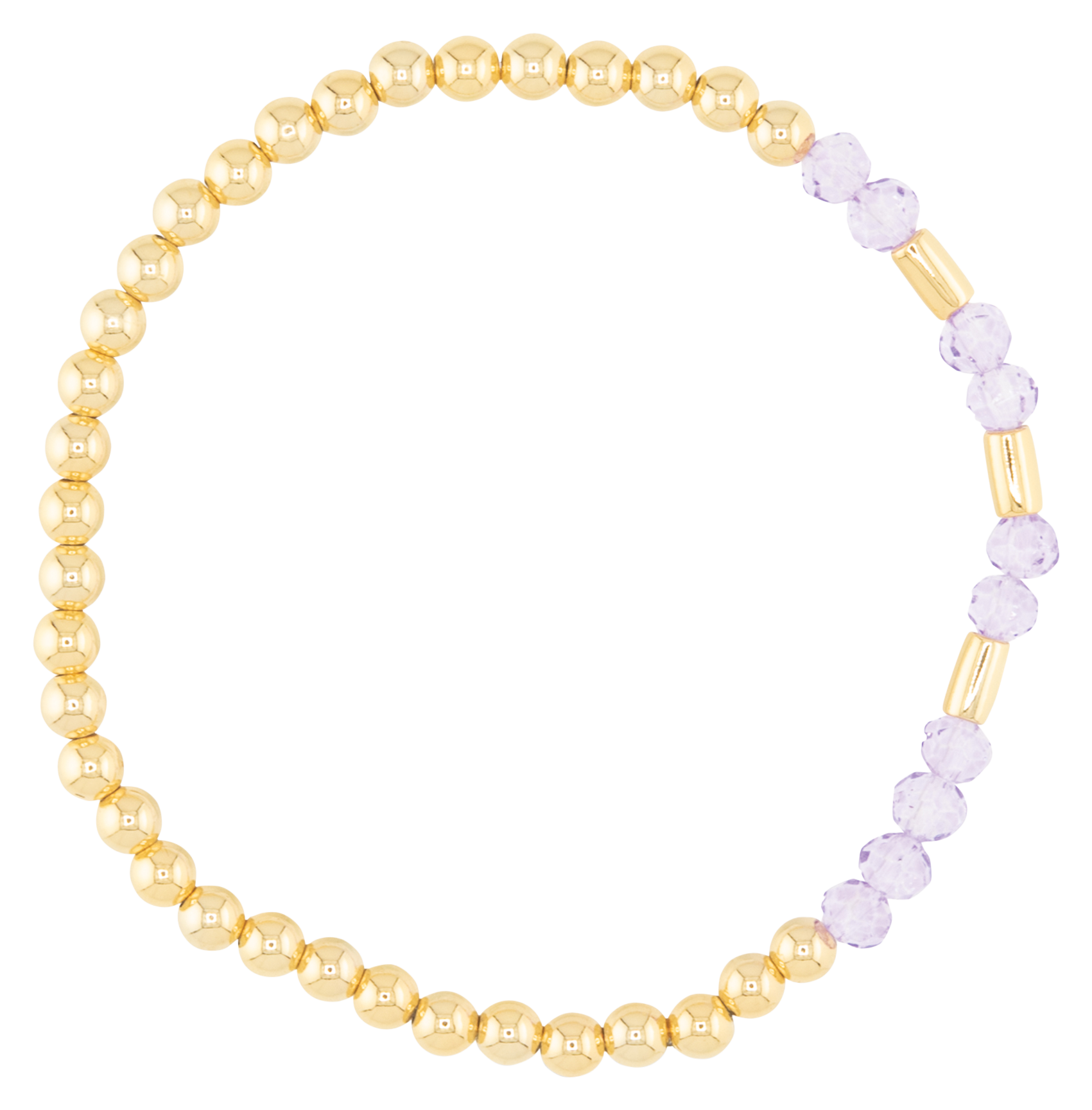 Image of Amanda Blu Gold Faith Morse Code Bracelet