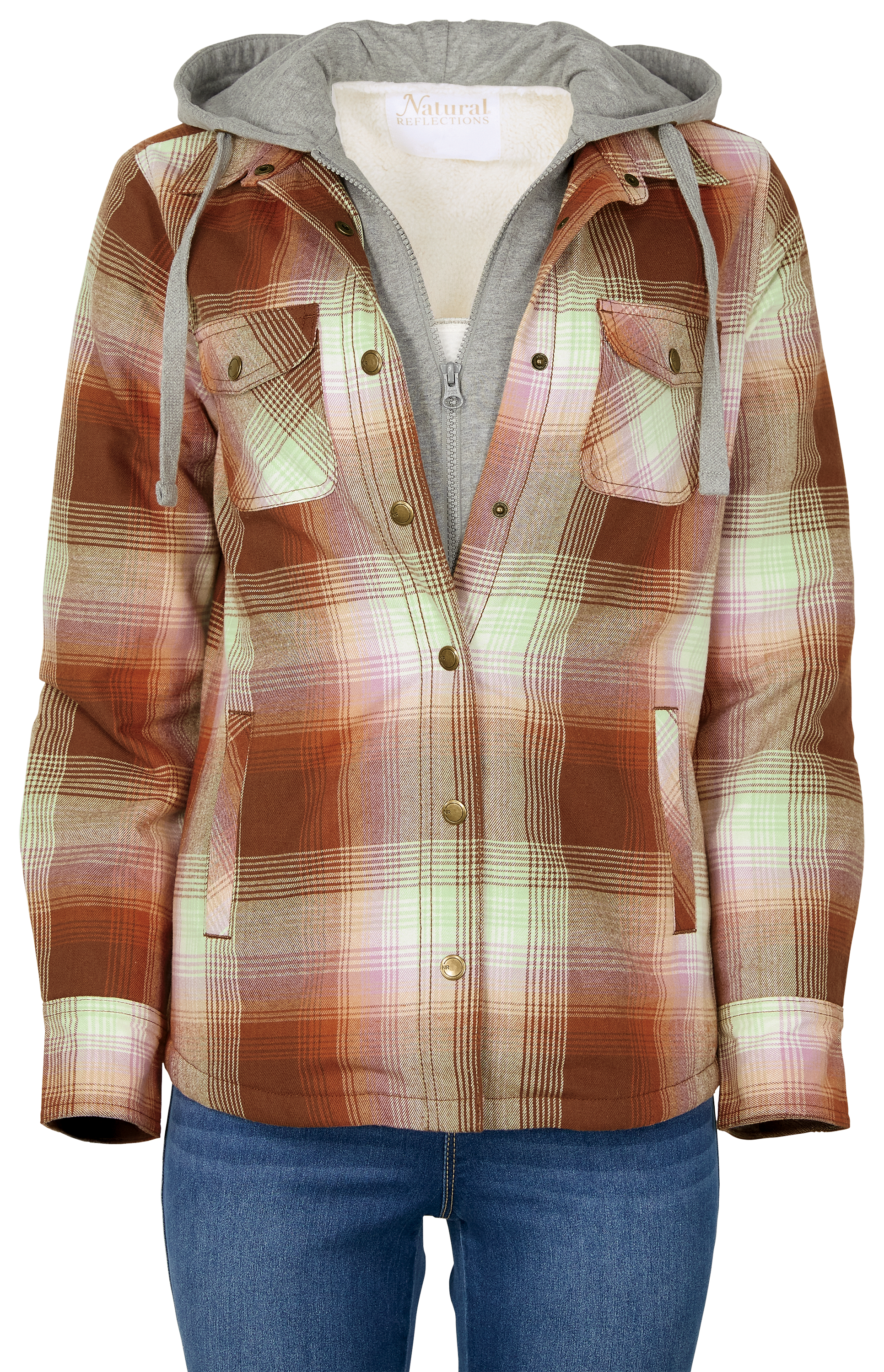 NATURAL REFLECTIONS Briar Flannel Shirt Jacket