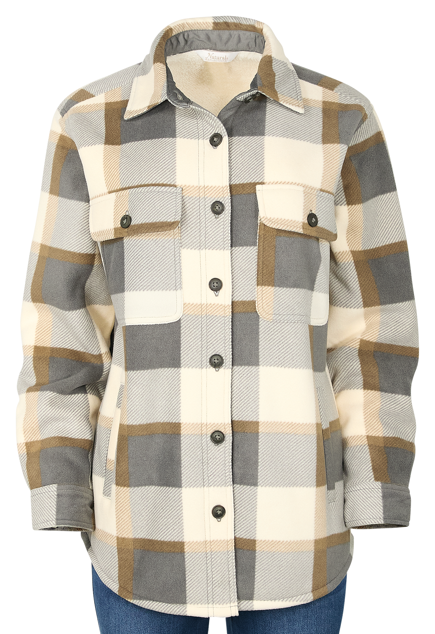 NATURAL REFLECTIONS Cedar Fleece Shirt Jacket