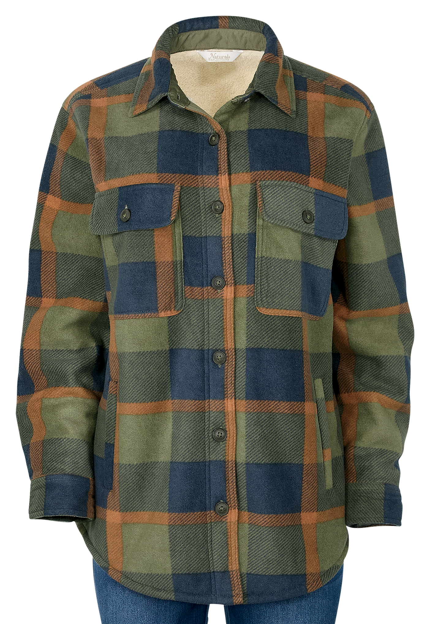NATURAL REFLECTIONS Cedar Fleece Shirt Jacket