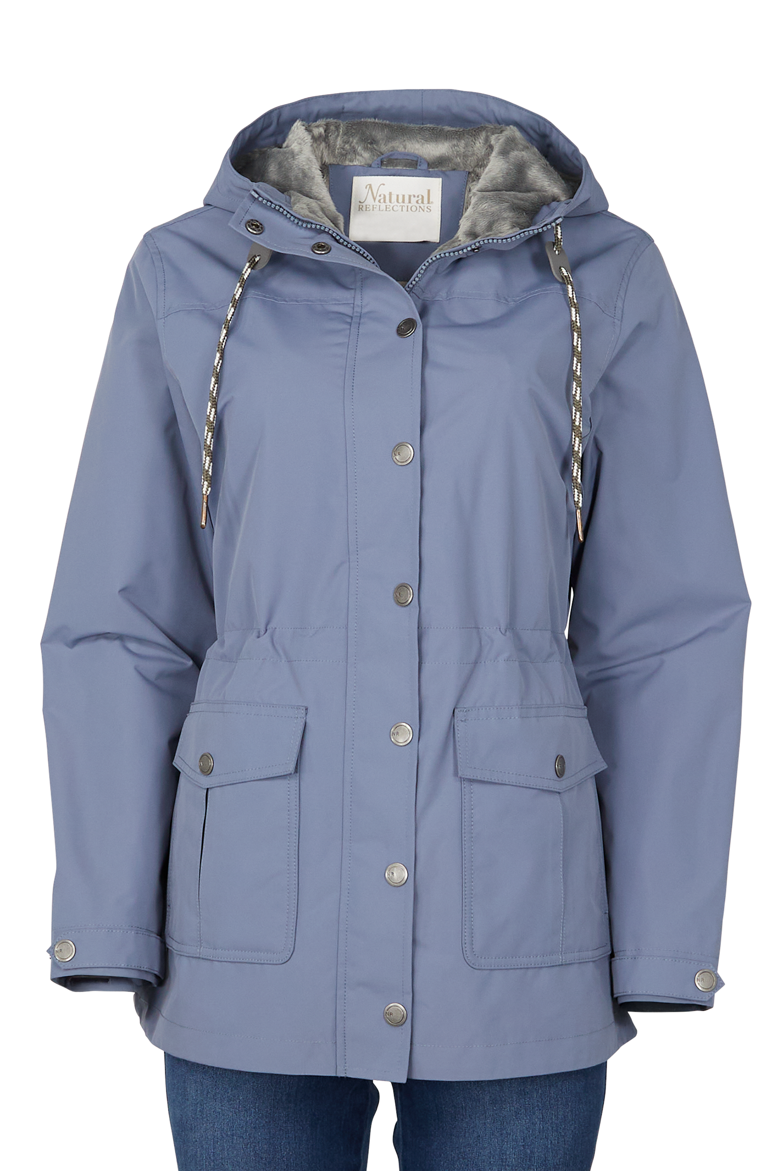 Image of Natural Reflections Essential Parka - Flint Stone