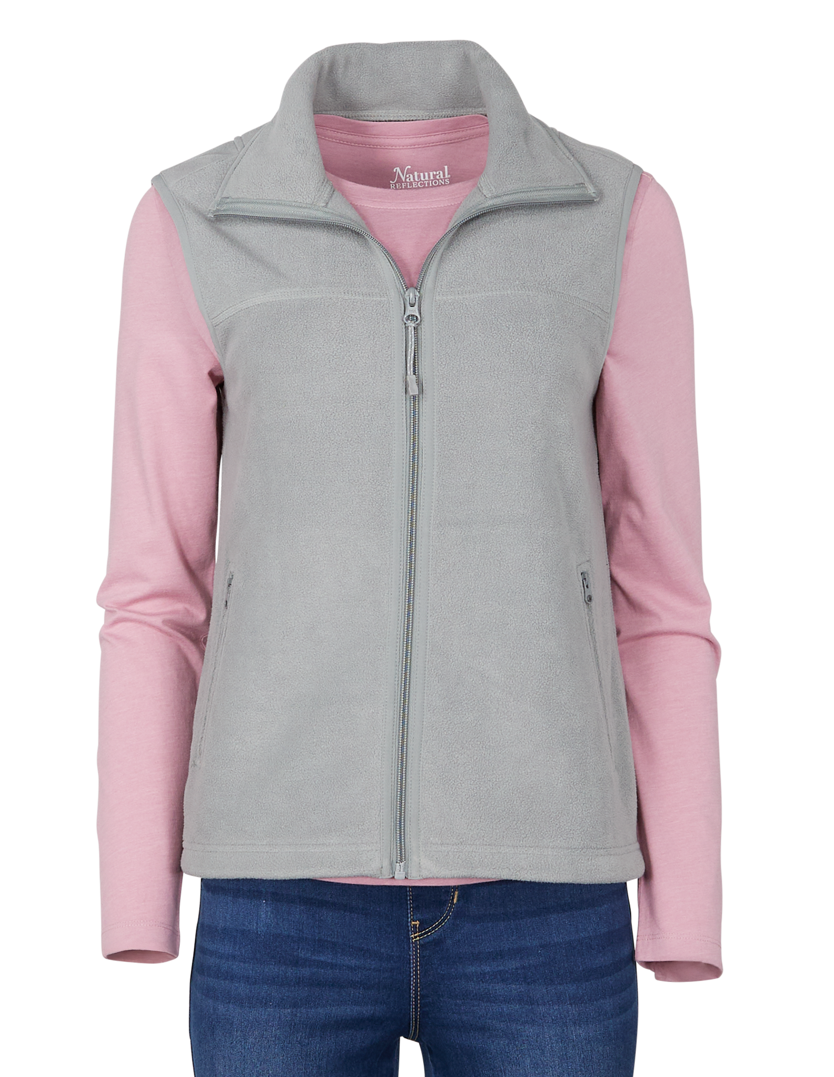Image of Natural Reflections Ventura Fleece Vest - Griffin - S