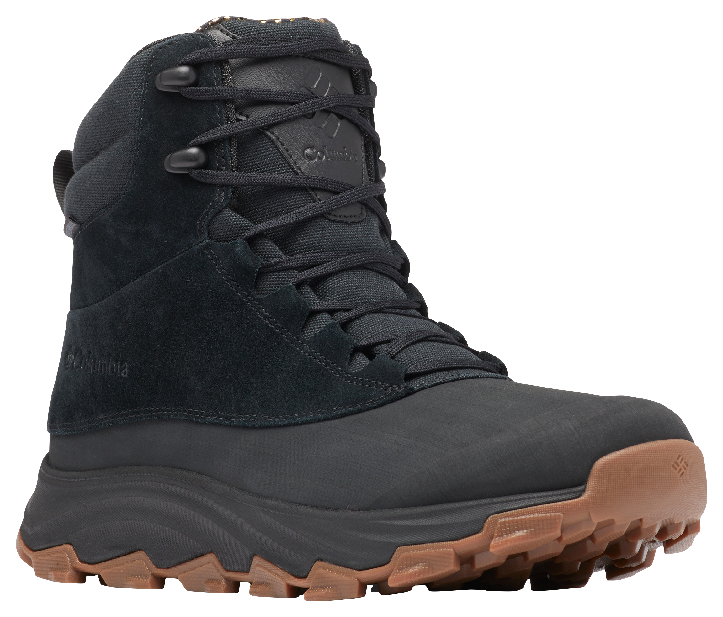 Image of Columbia Expeditionist Shield Insulated Boots for Men - Black - 10.5M