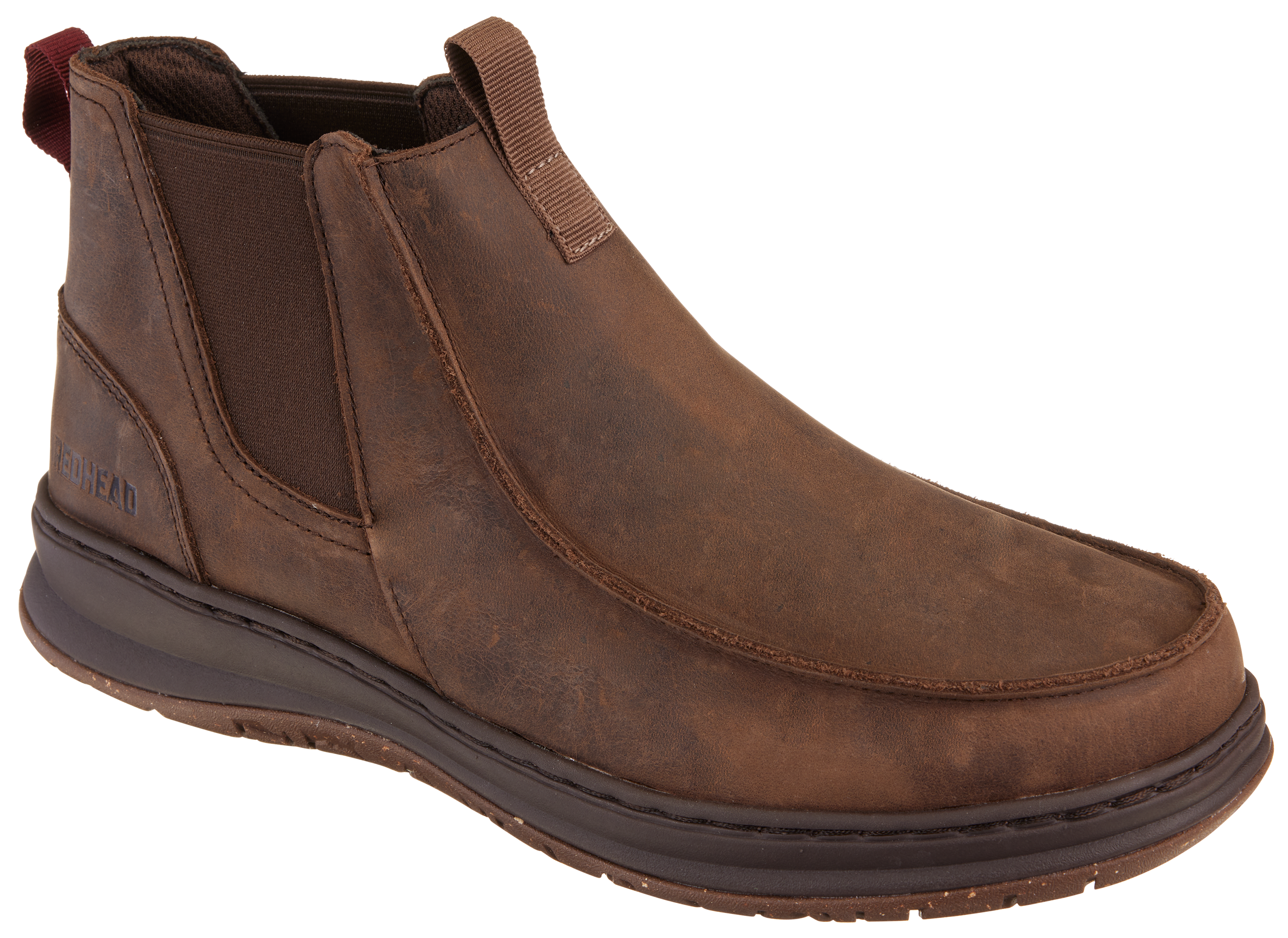 Image of RedHead Archer Casual Pull-On Boots for Men - Dark Earth