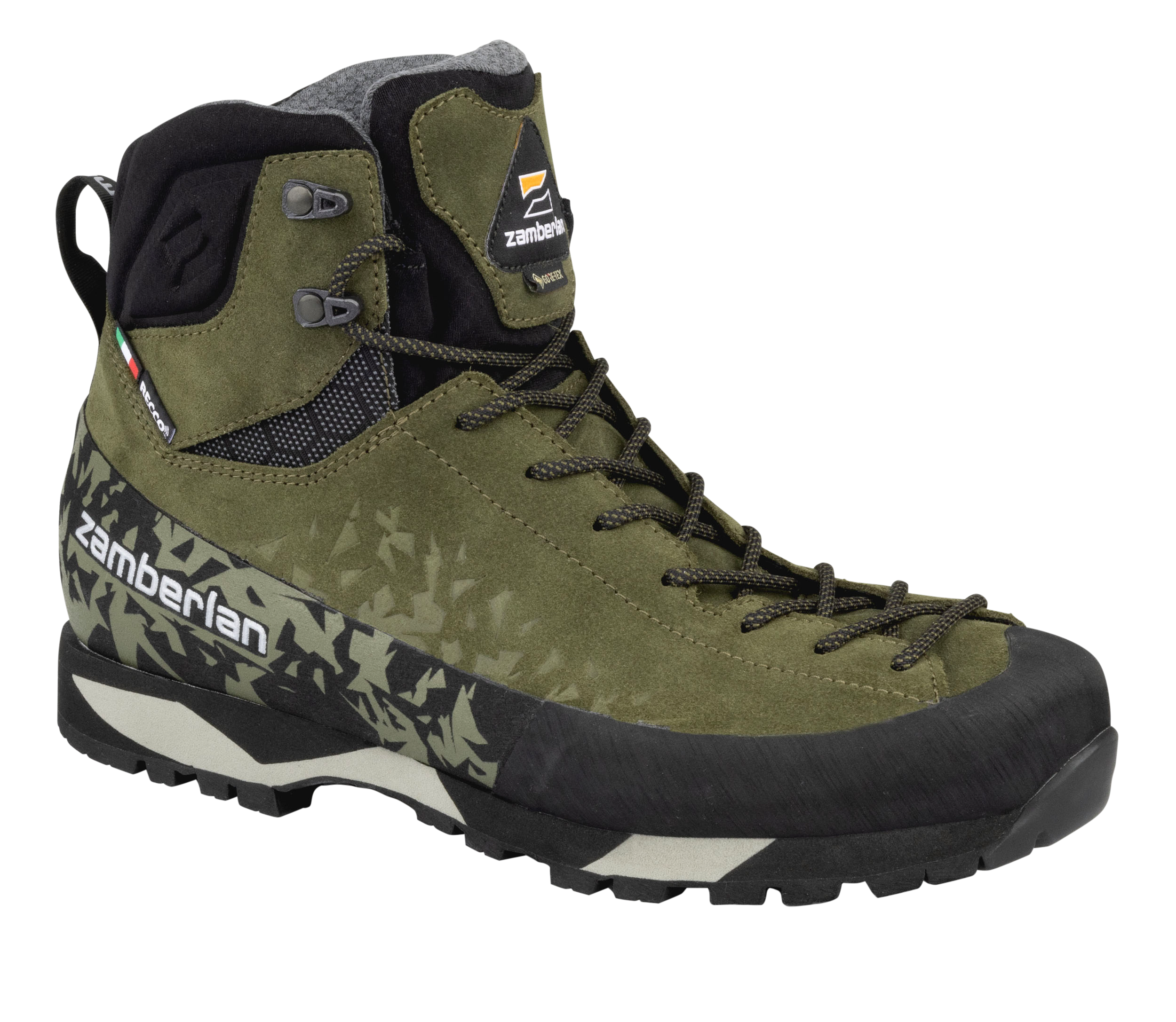 Image of Zamberlan Salathe GTX RR Mid Waterproof Hunting Boots for Men - Olive