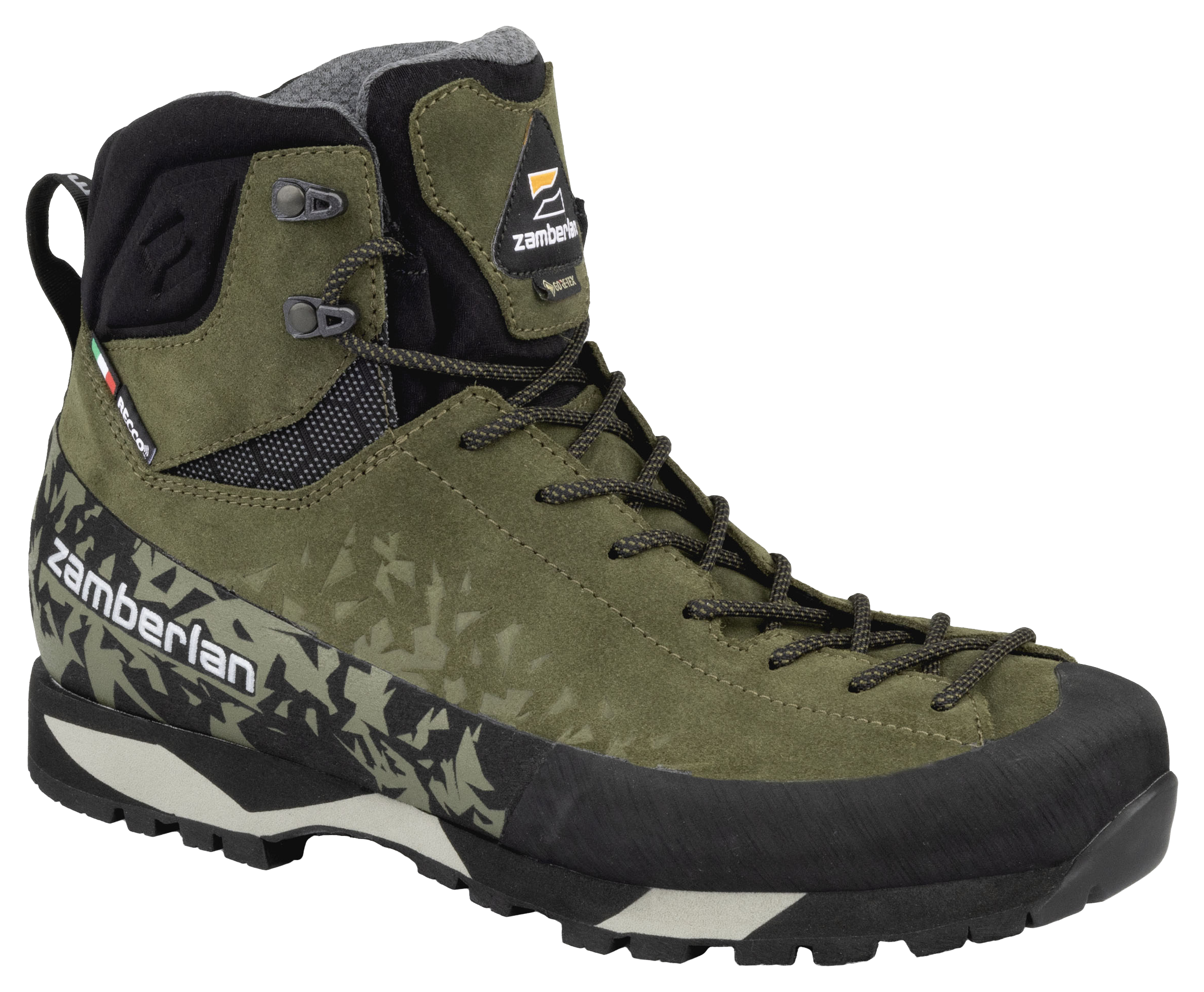 Image of Zamberlan Salathe GTX RR Mid Waterproof Hunting Boots for Men - Olive