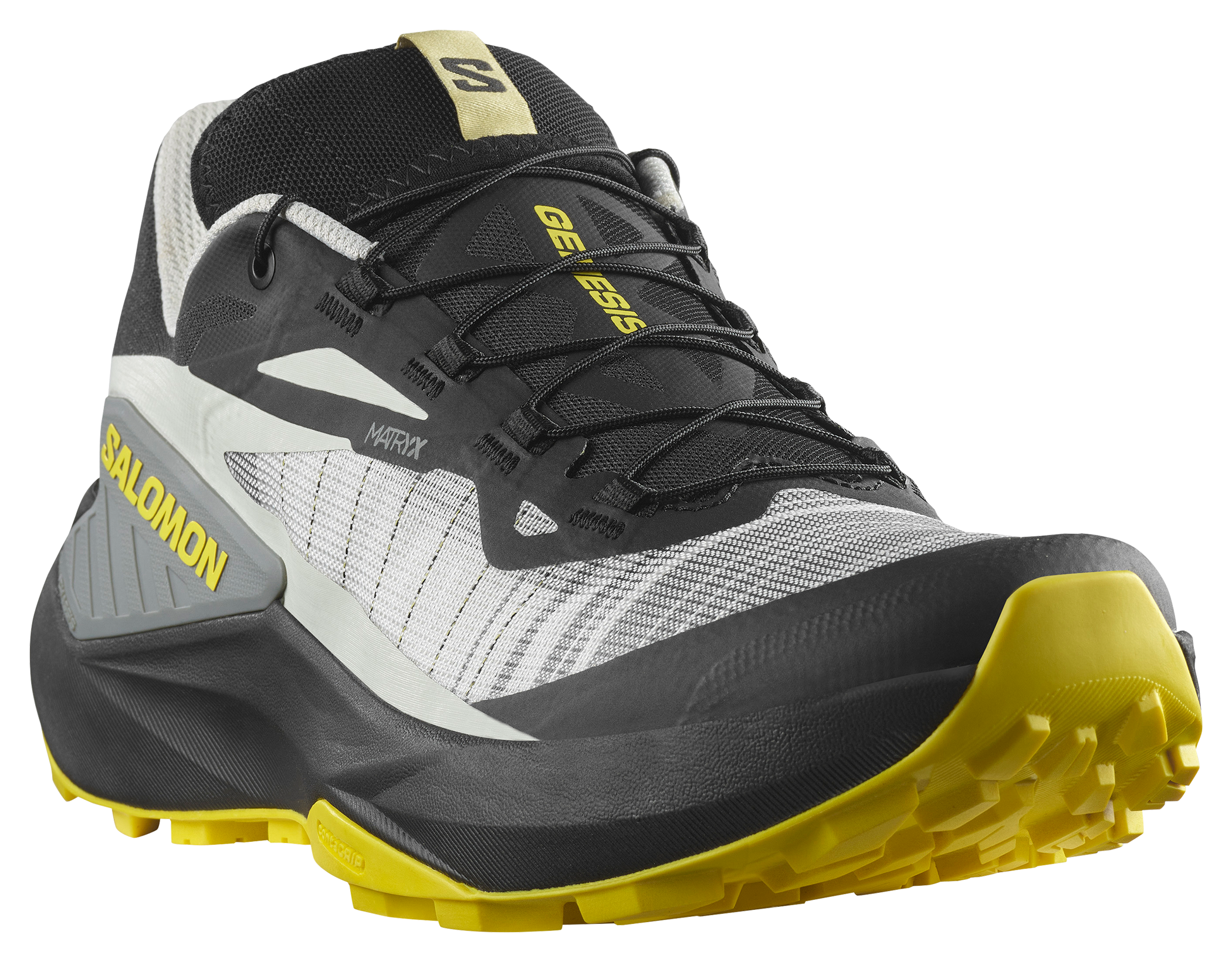 Image of Salomon Genesis Running Shoes for Men - Black/Metal/Incaberry - 8M
