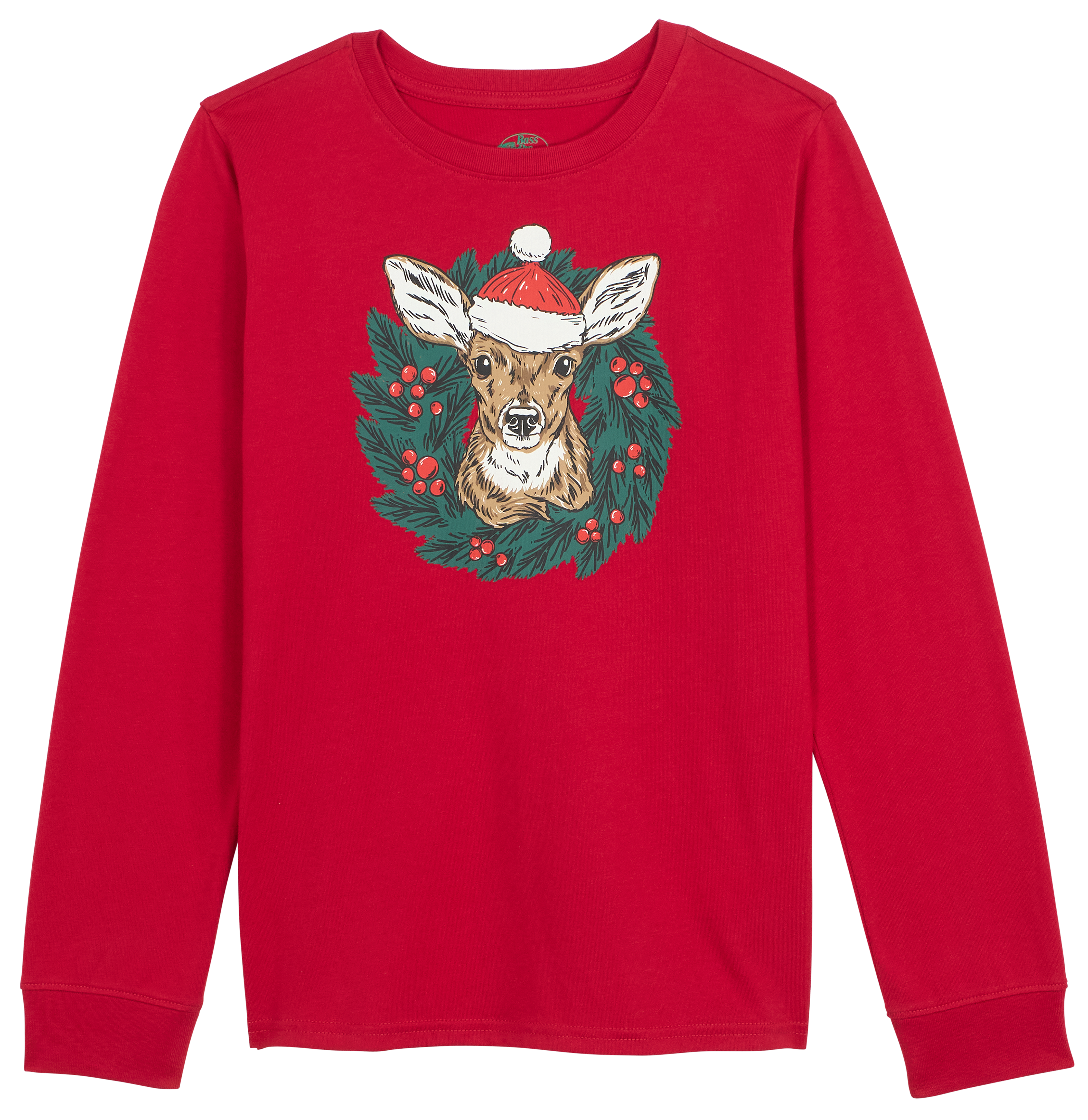 Image of Bass Pro Shops Holiday Graphic Long-Sleeve T-Shirt for Kids - Chili Pepper