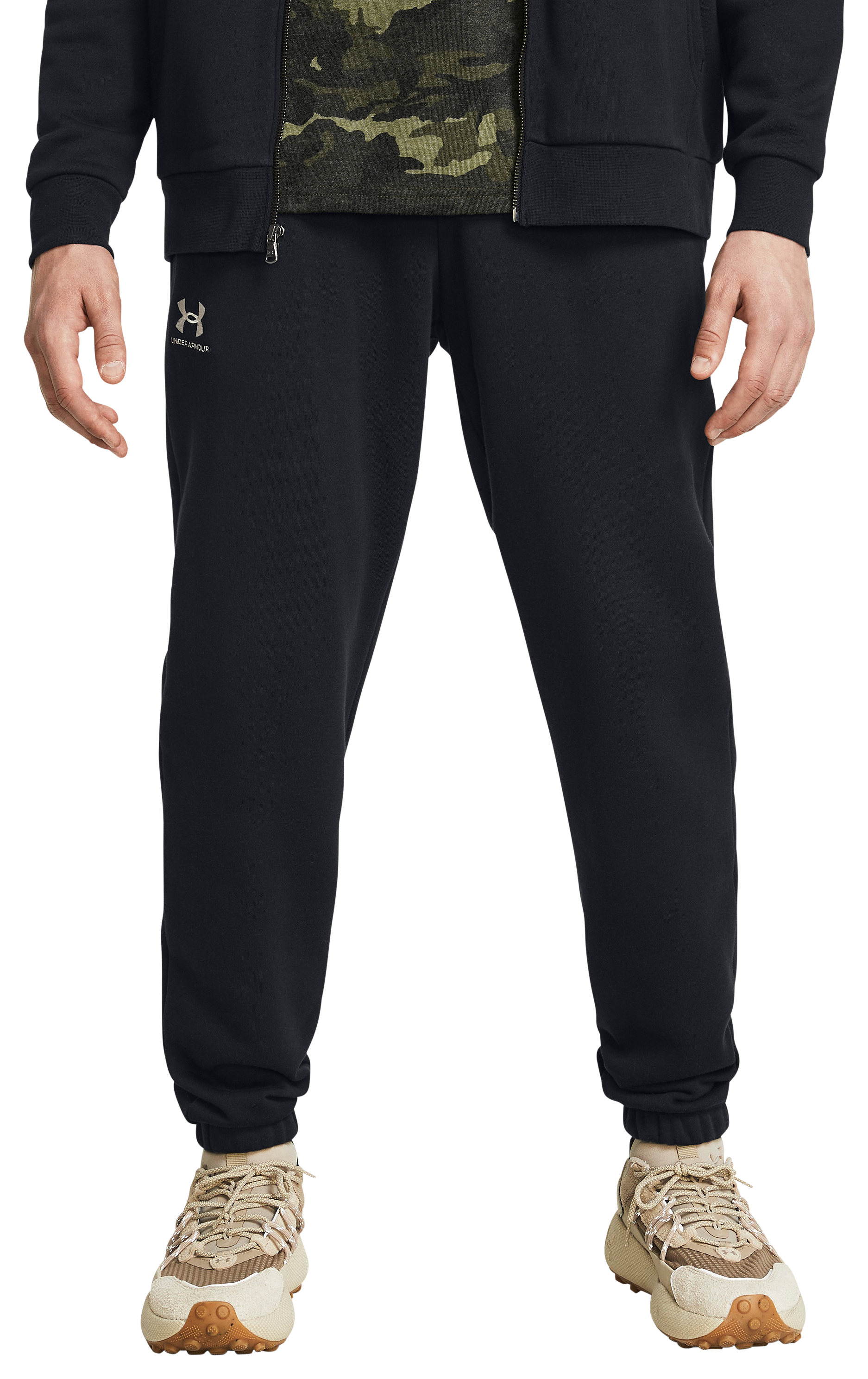 Image of Under Armour Icon Fleece Joggers - Black - XL