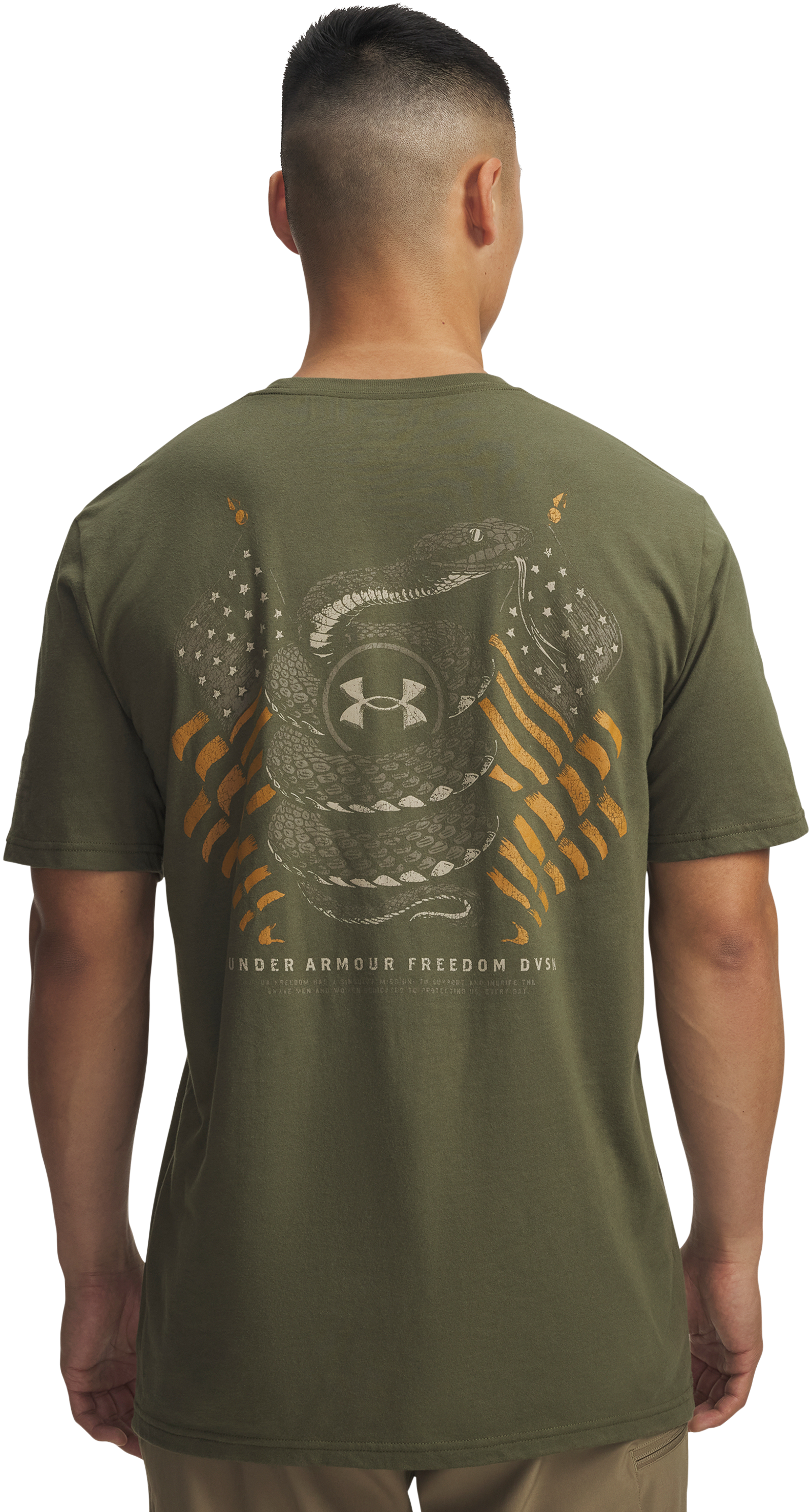 Image of Under Armour Freedom Snake Short-Sleeve T-Shirt - Marine OD Green