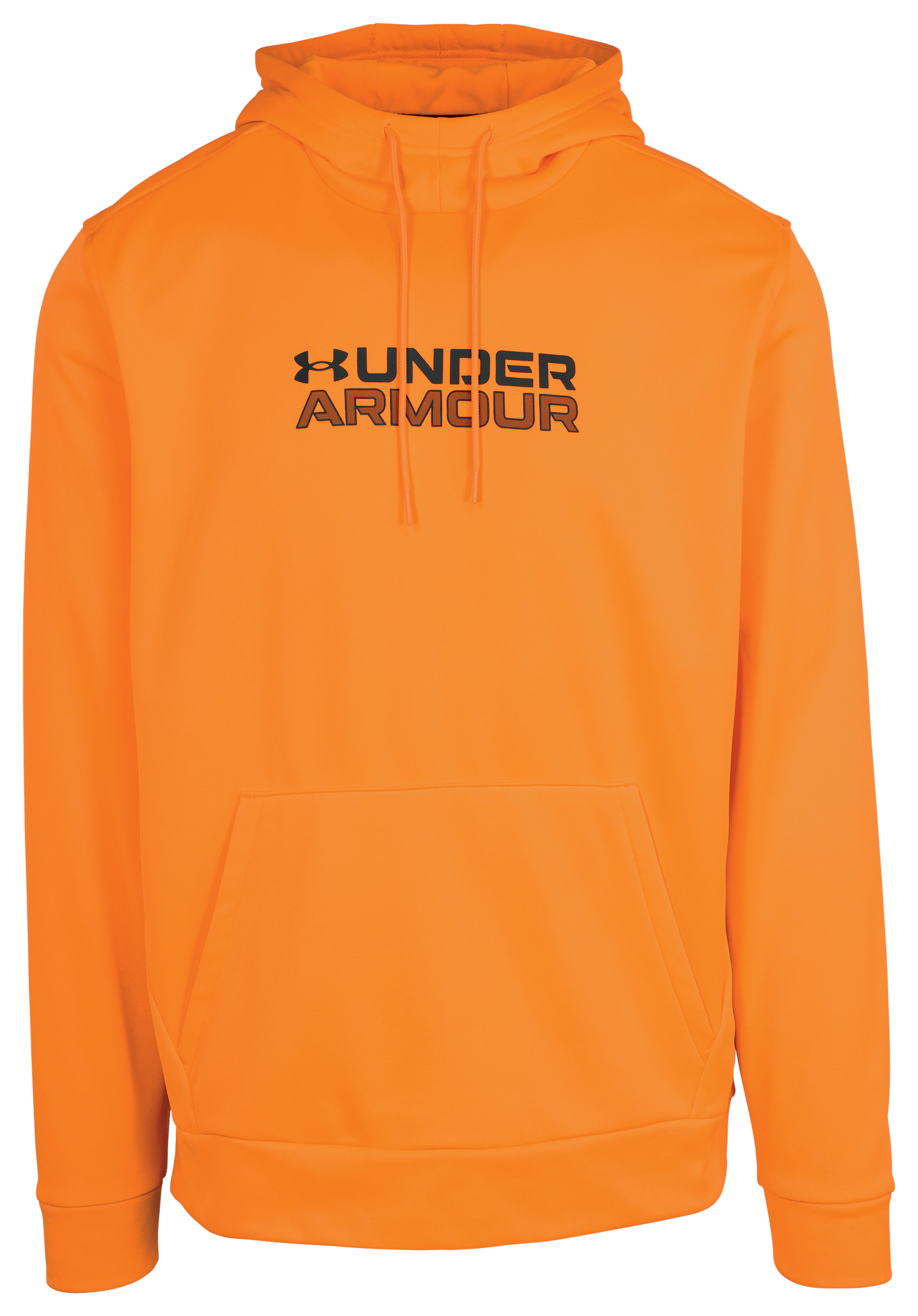 Image of Under Armour Expanse Graphic Long-Sleeve Hoodie for Men - Blaze Orange - 3XL