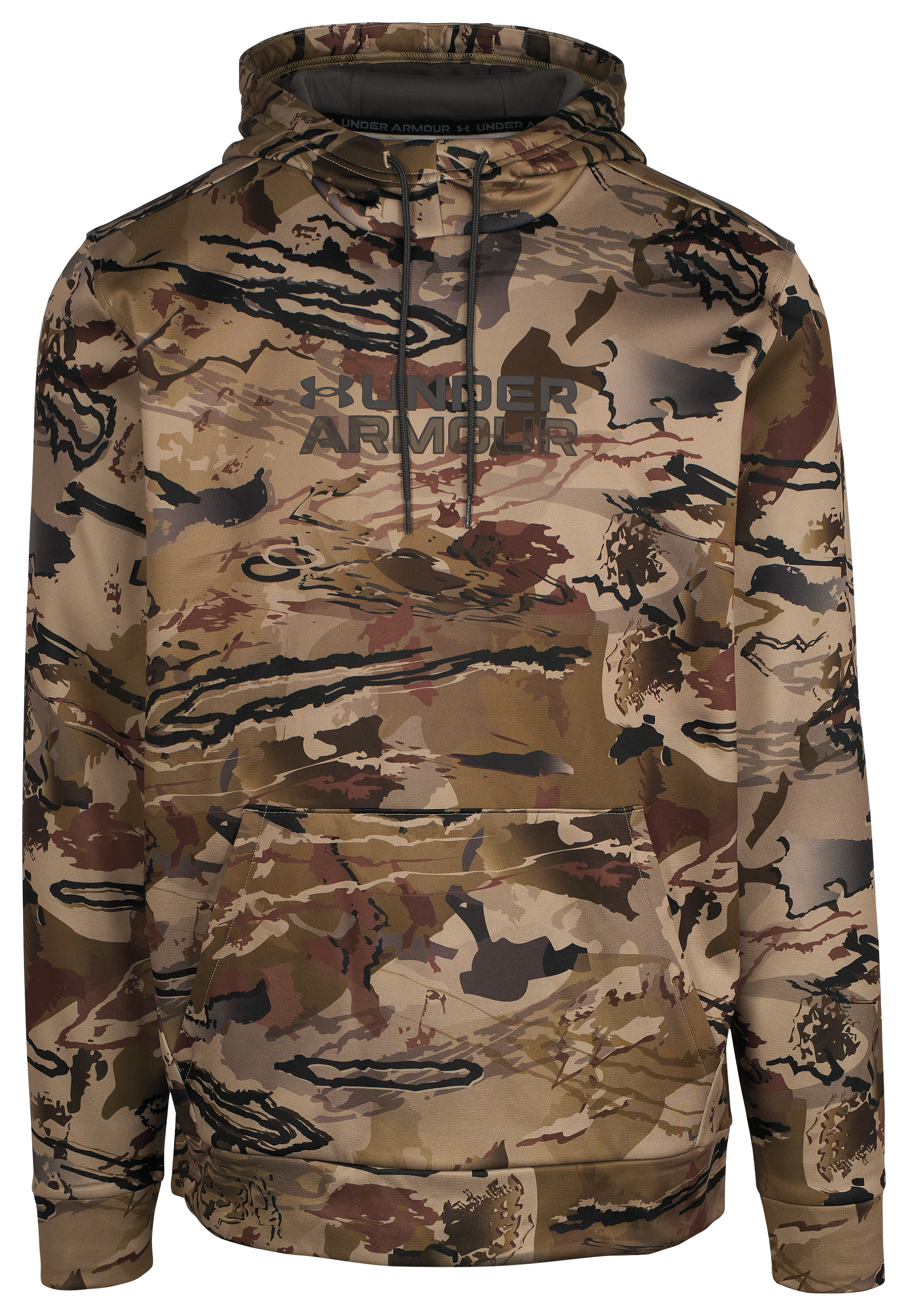 Image of Under Armour Expanse Graphic Long-Sleeve Hoodie for Men - UA Barren Camo