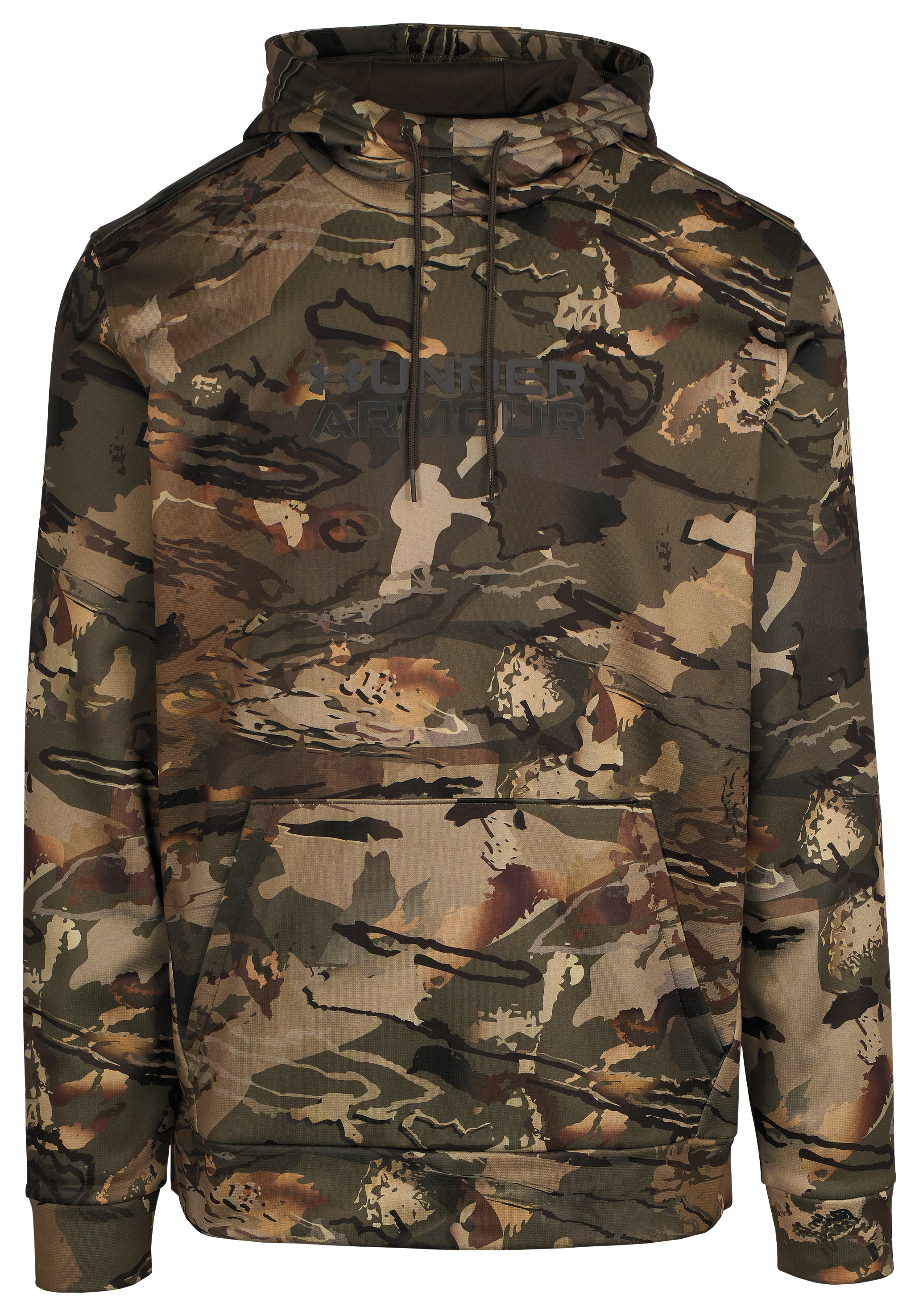 Image of Under Armour Expanse Graphic Long-Sleeve Hoodie for Men - UA Forest All-Season