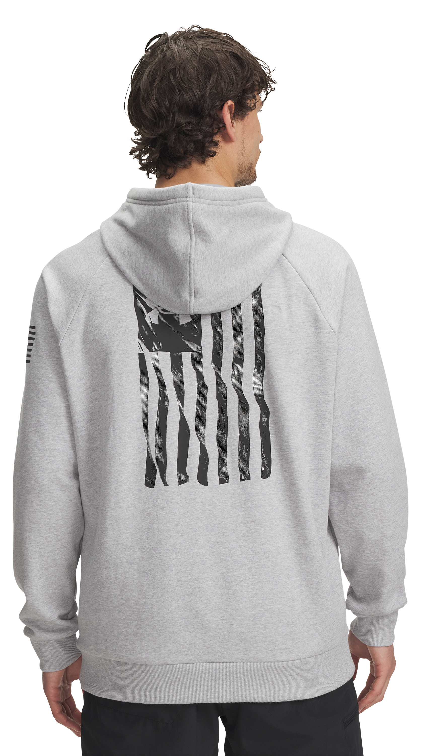 Image of Under Armour Freedom Flag Hoodie - Steel Medium Heather