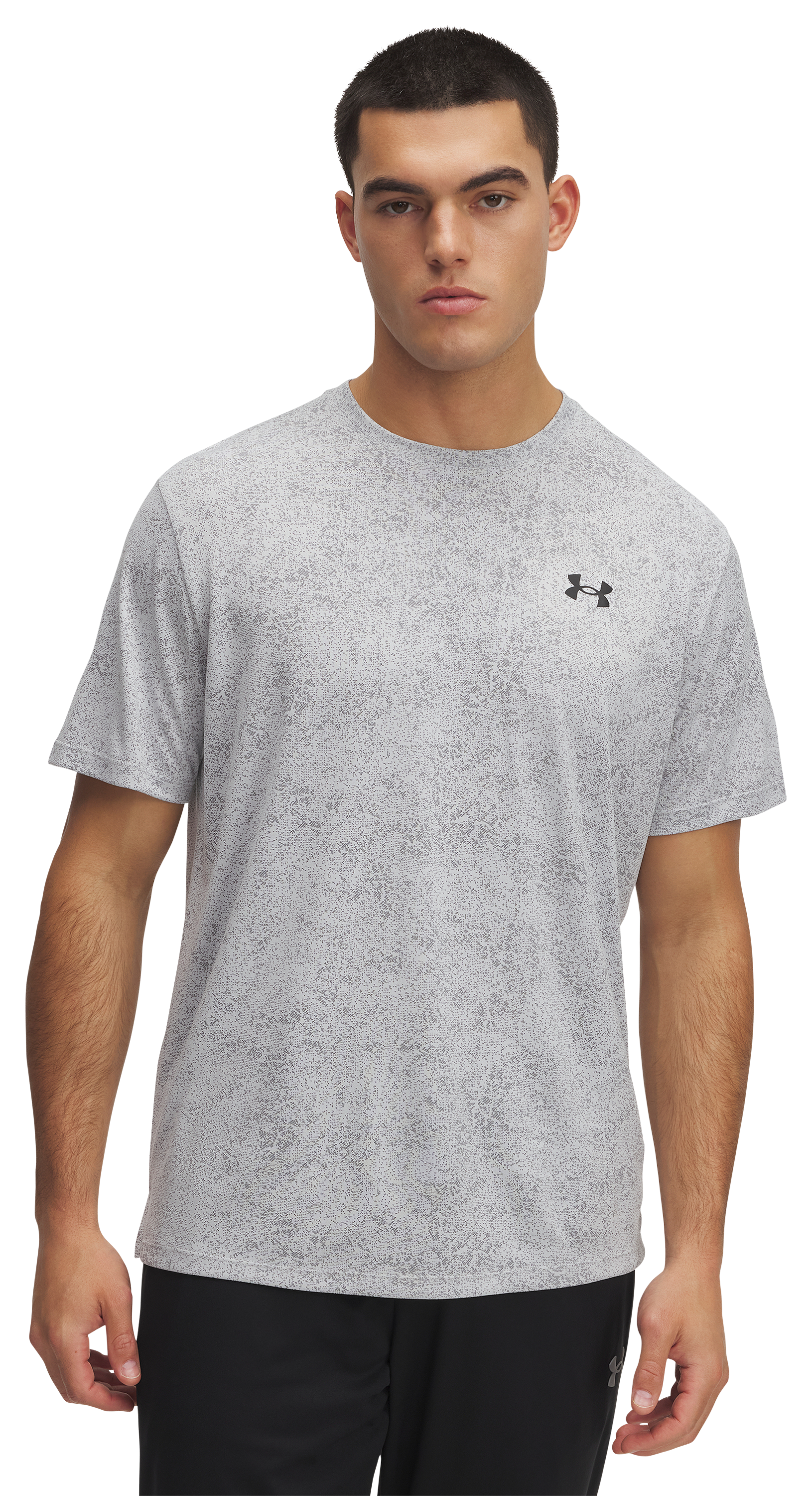Image of Under Armour Tech 2.0 Pixelate Short-Sleeve T-Shirt - Halo Gray