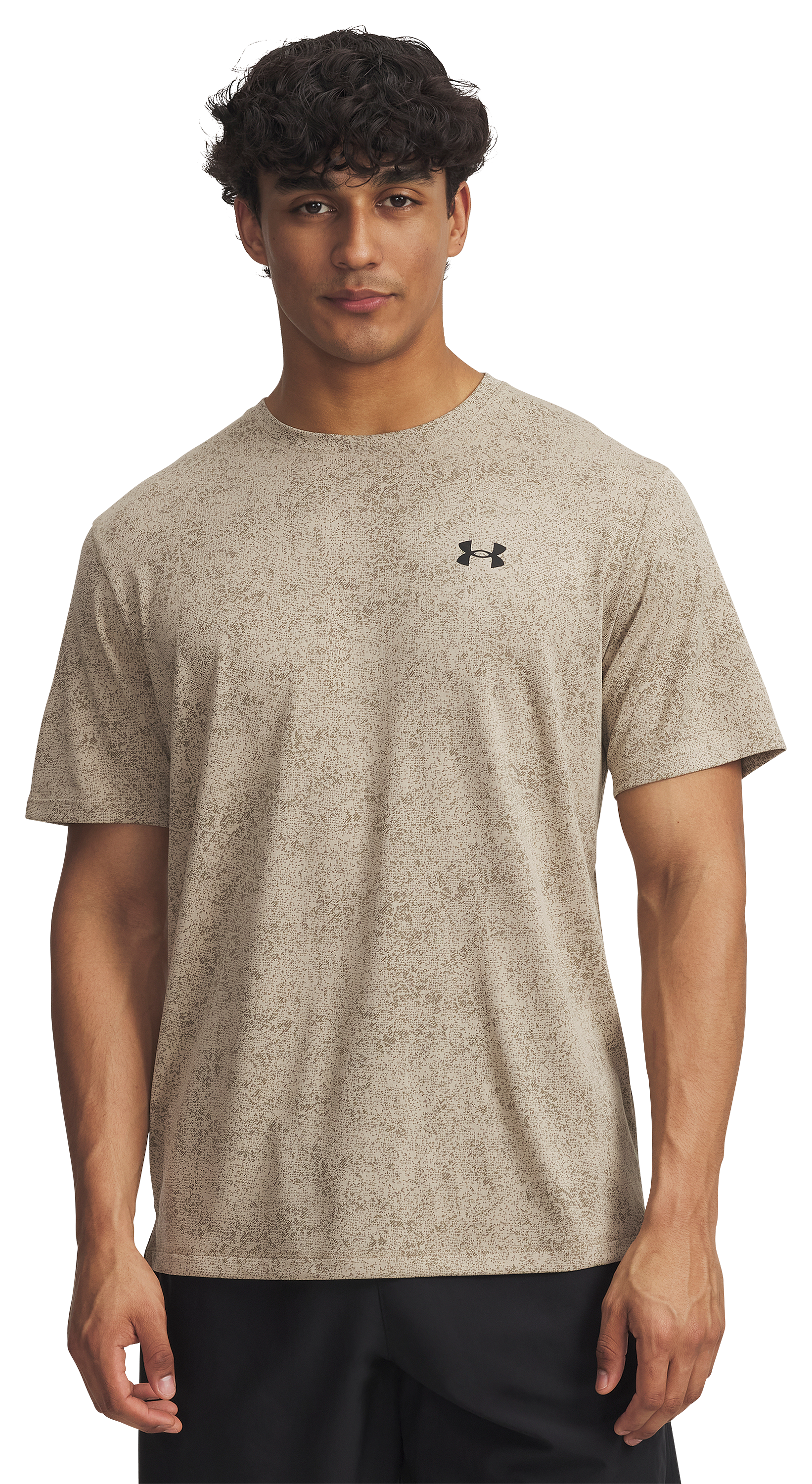 Image of Under Armour Tech 2.0 Pixelate Short-Sleeve T-Shirt - City Khaki