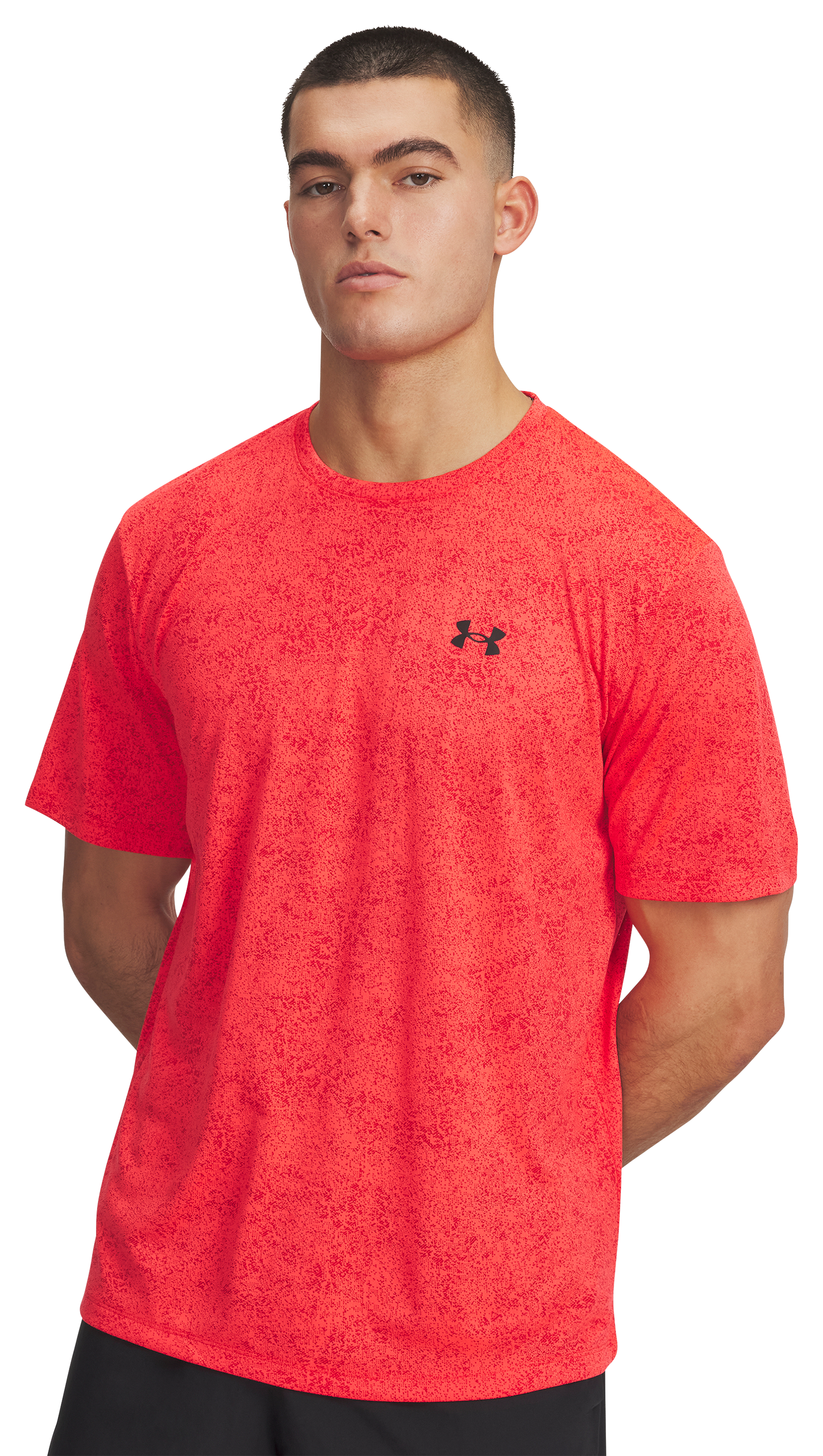 Image of Under Armour Tech 2.0 Pixelate Short-Sleeve T-Shirt - Racer Red