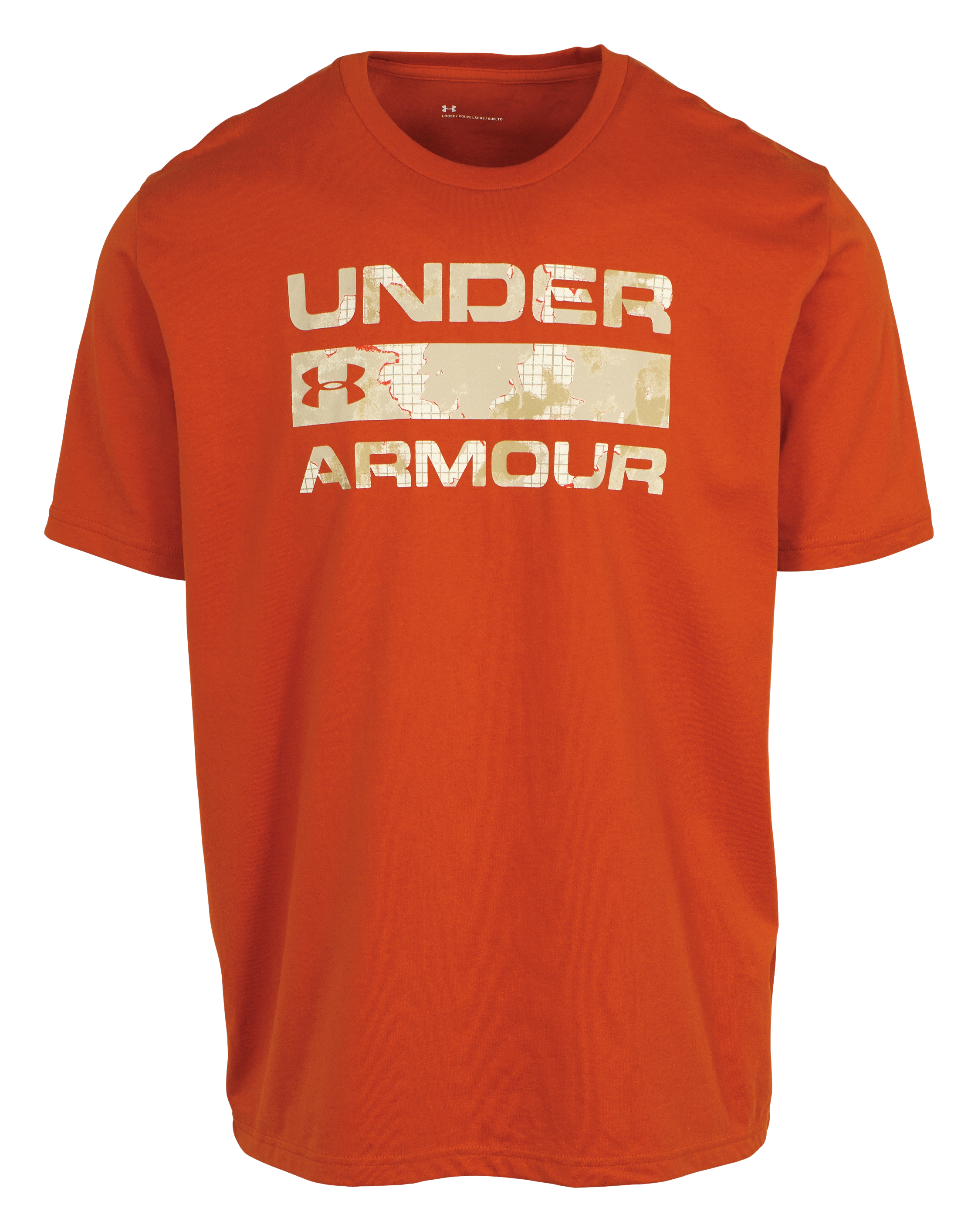 Image of Under Armour Stacked Logo Fill Short-Sleeve T-Shirt - Surplus Orange