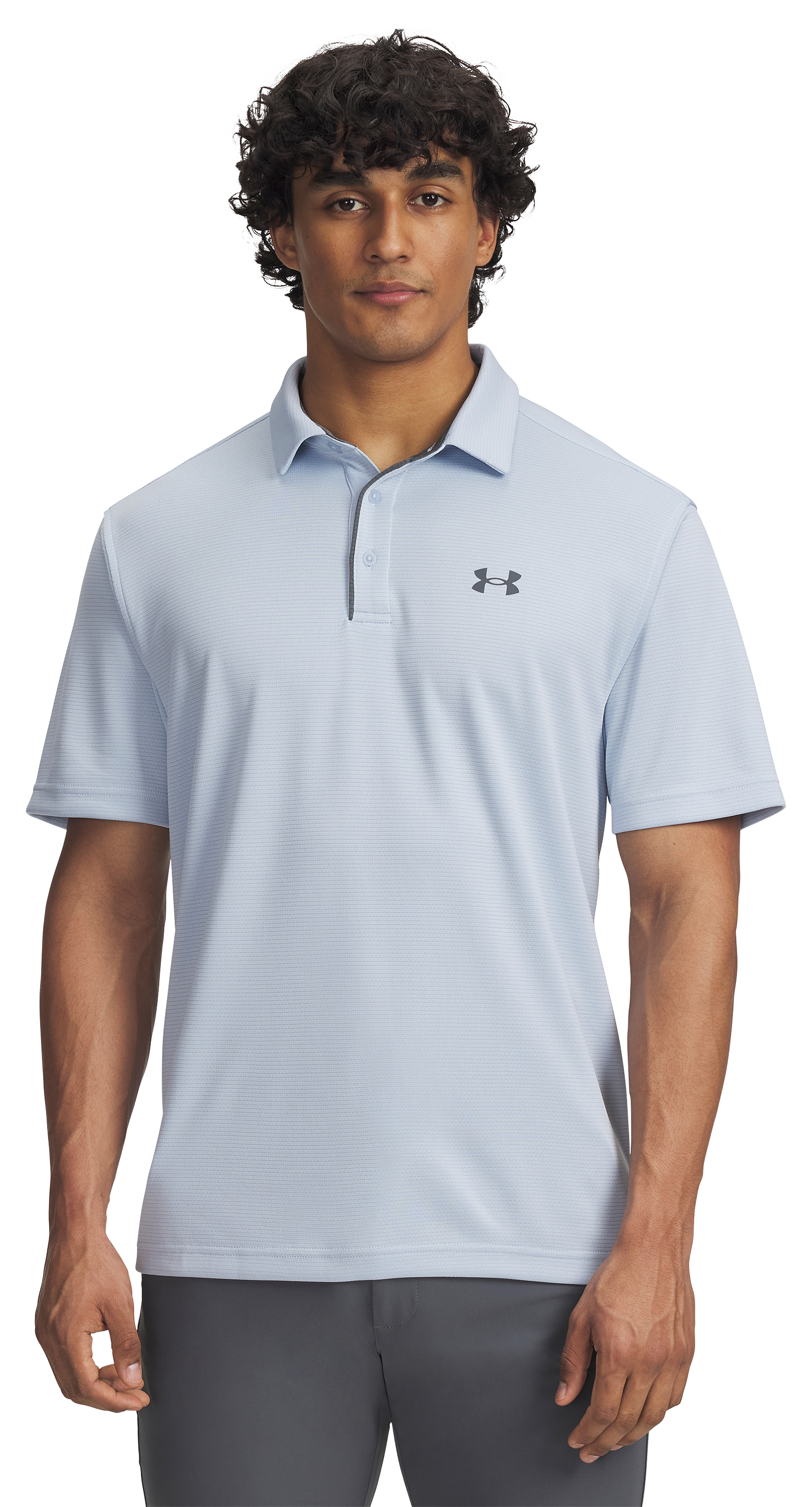 Image of Under Armour Tech Short-Sleeve Polo - Blue Calm