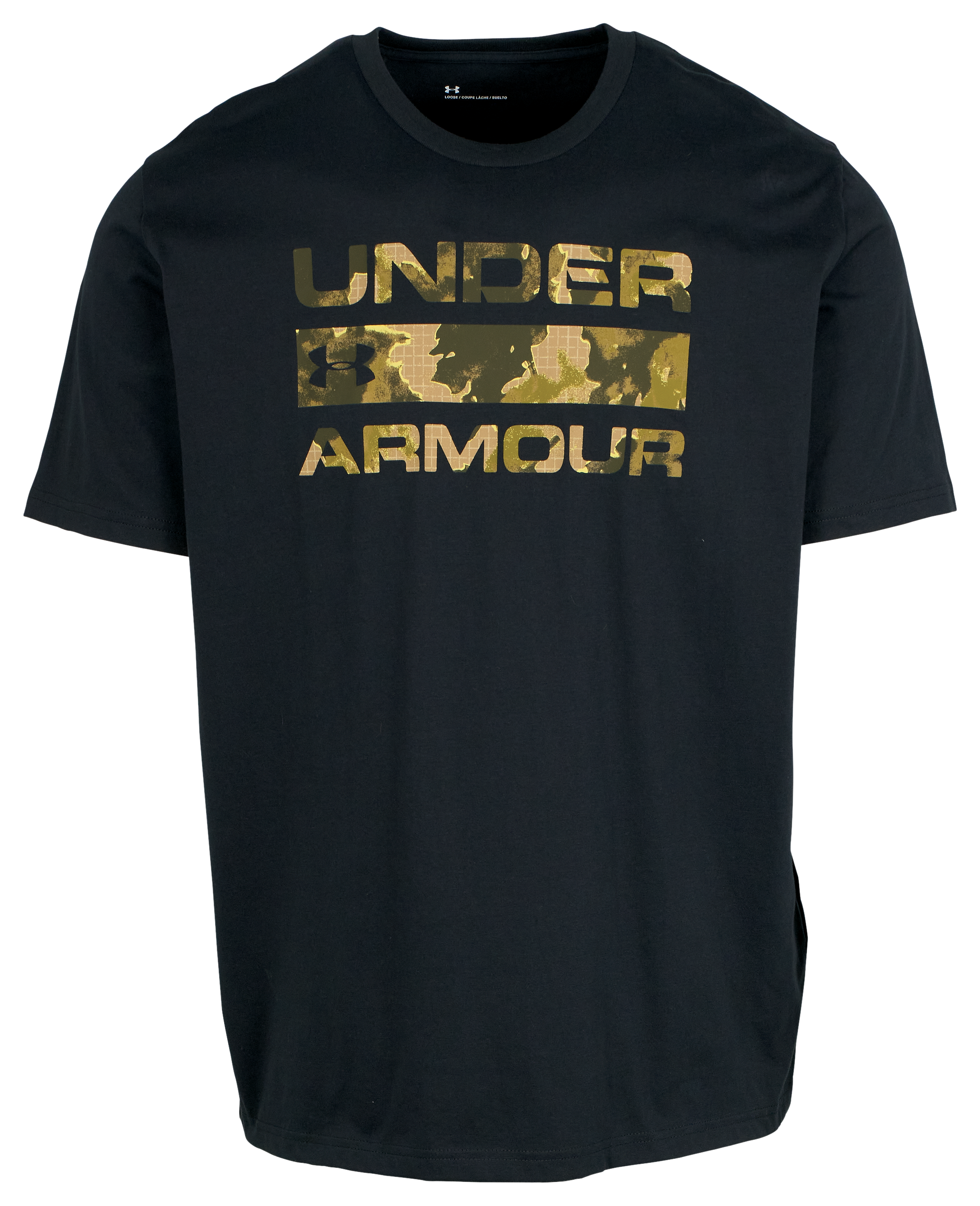 Image of Under Armour Stacked Logo Fill Short-Sleeve T-Shirt - Black - S