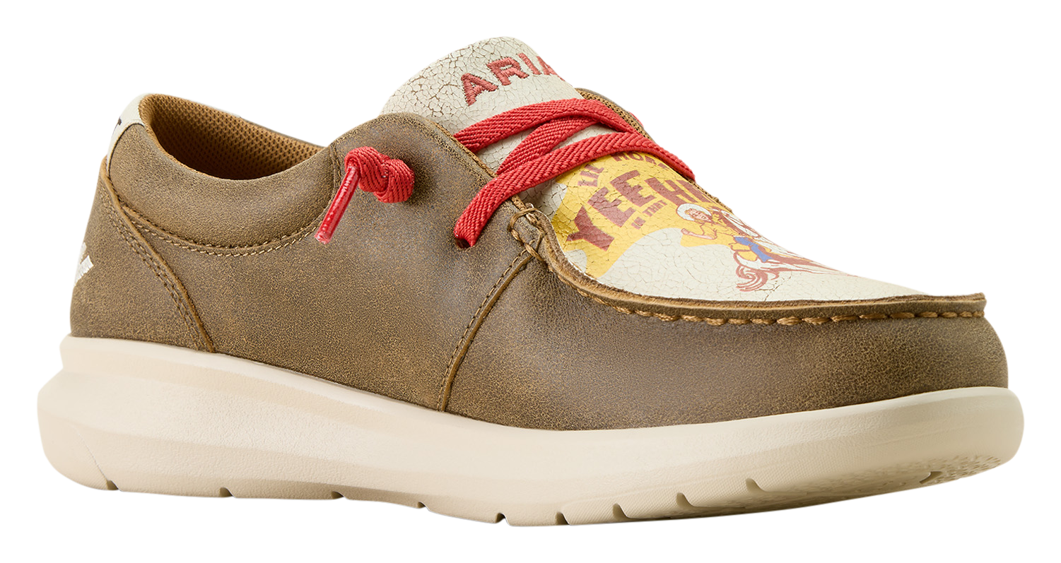 Image of Ariat Sendero Yeehaw Hilo Leather Shoes for Ladies - Brown Bomber