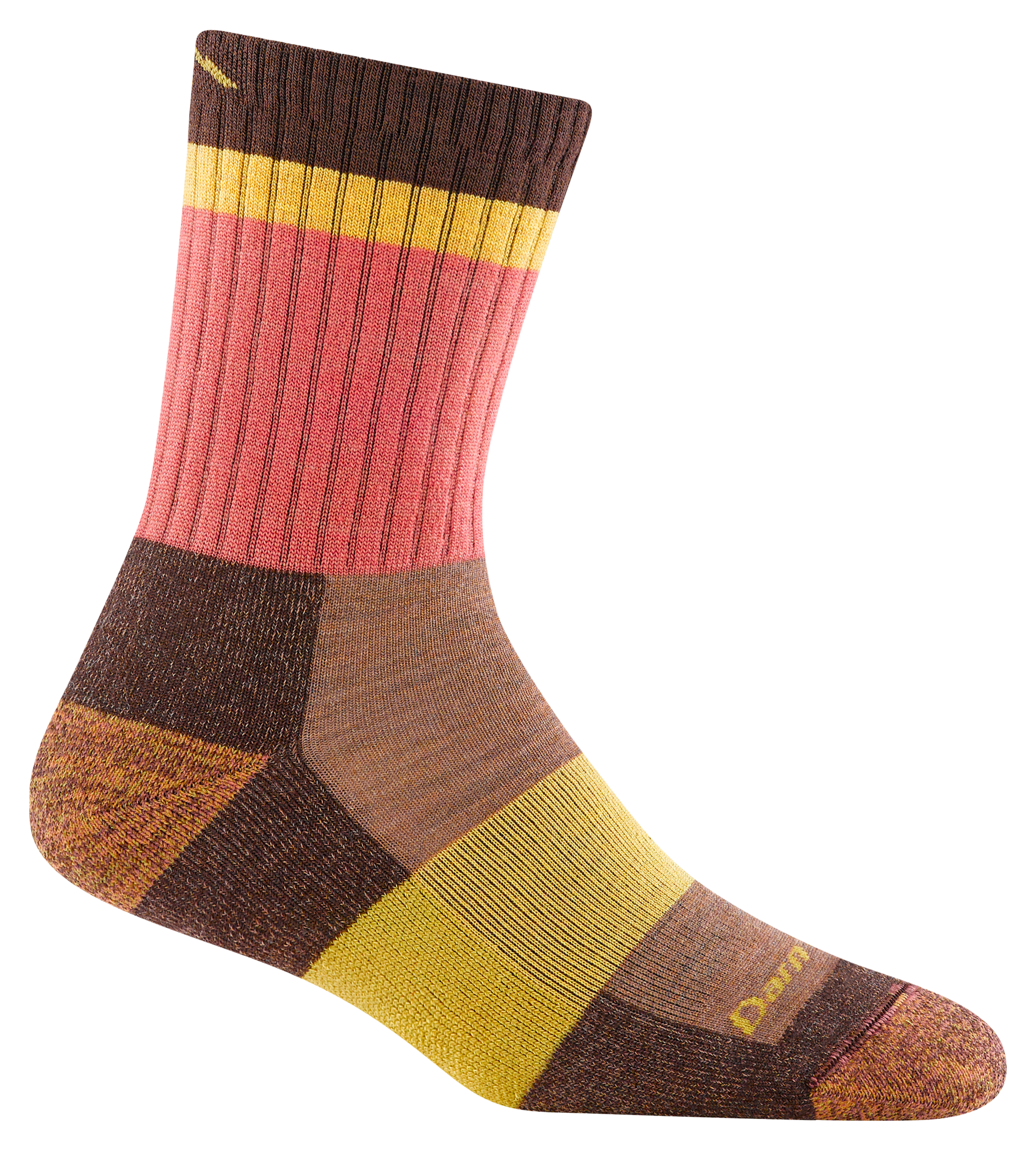 Image of Darn Tough Heady Betty Lightweight Micro Crew Socks for Ladies - Earth - M