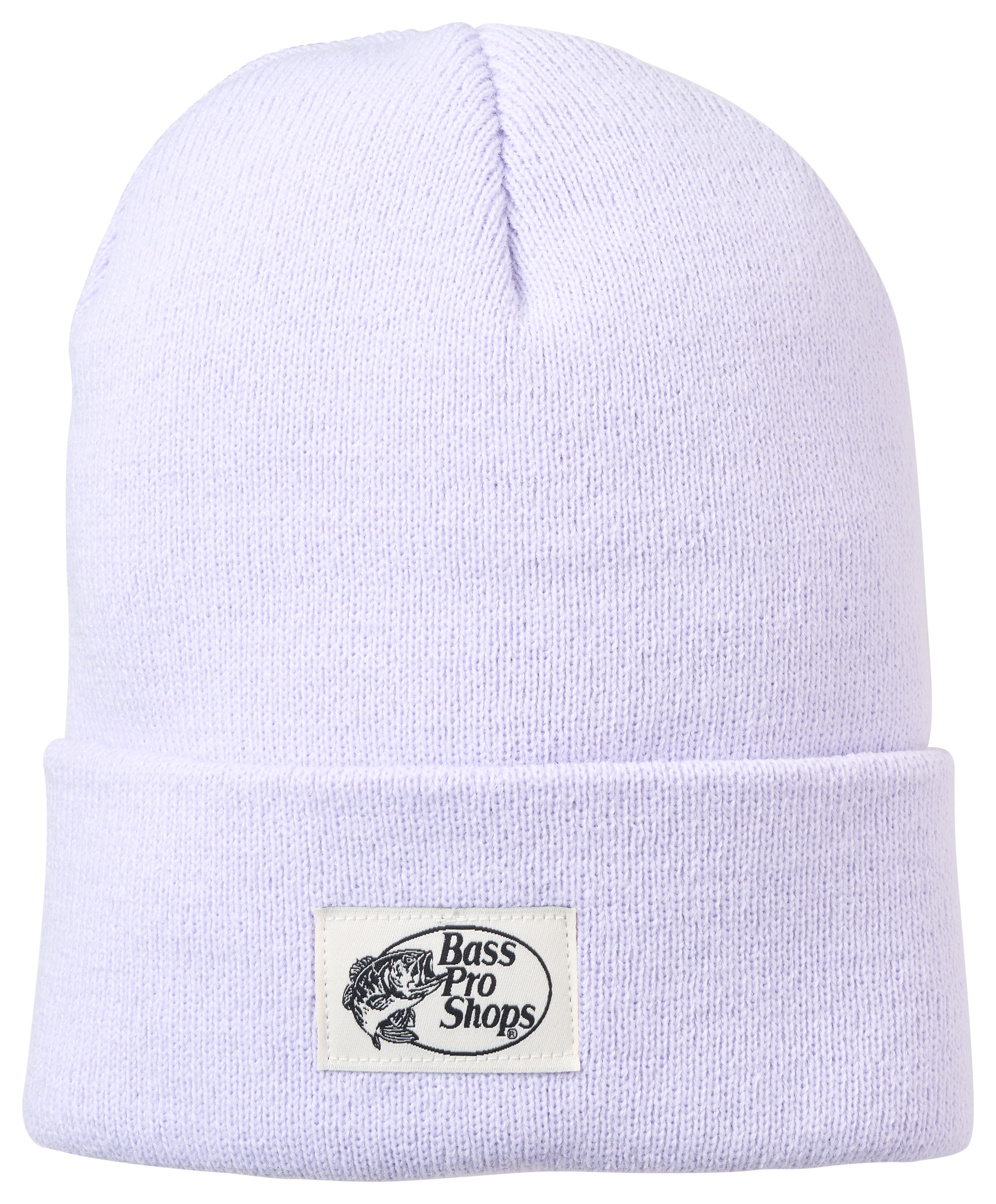 Image of Bass Pro Shops Logo Label Knit Cuff Beanie - Pastel Lilac