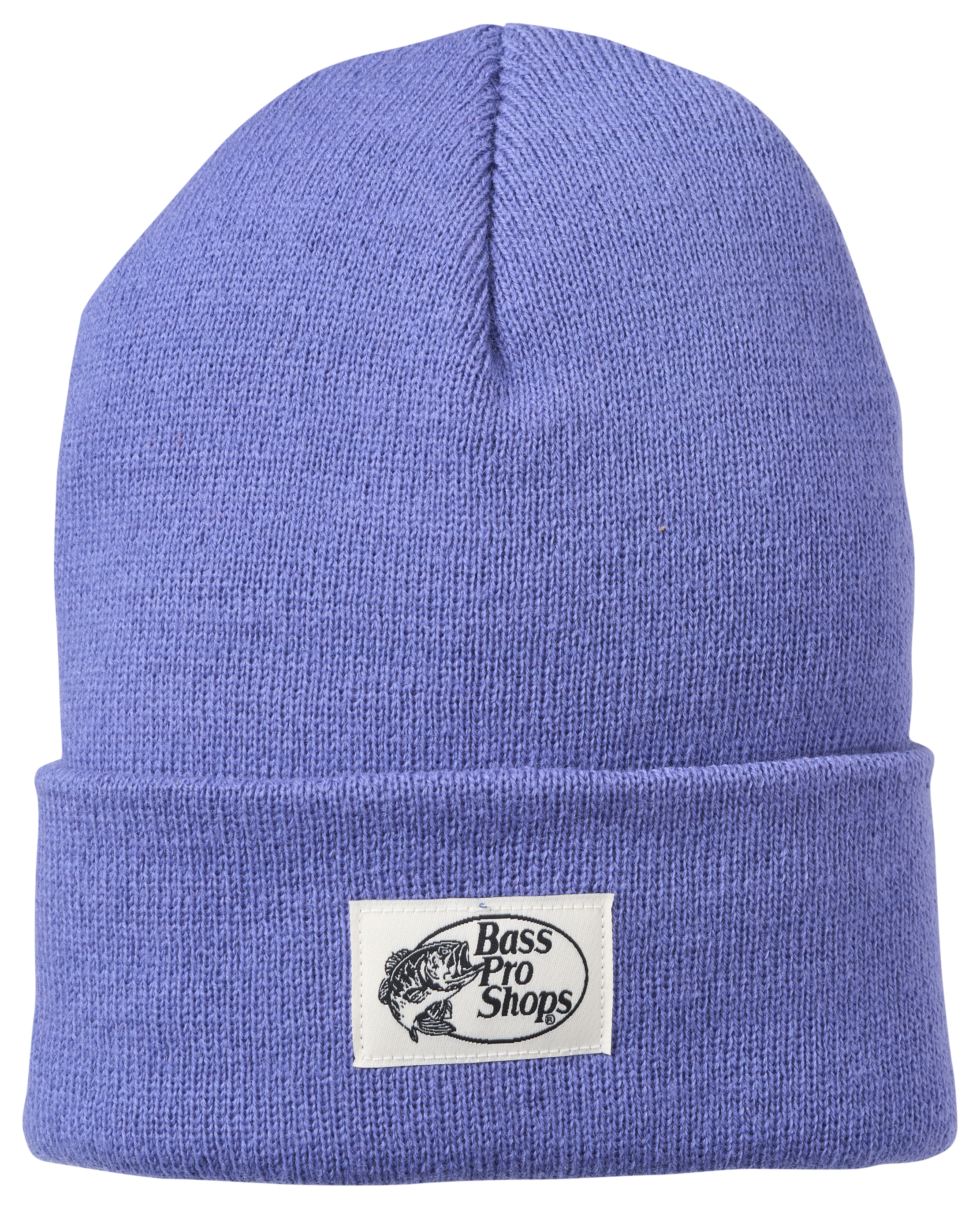 Image of Bass Pro Shops Logo Label Knit Cuff Beanie - Skipper Blue