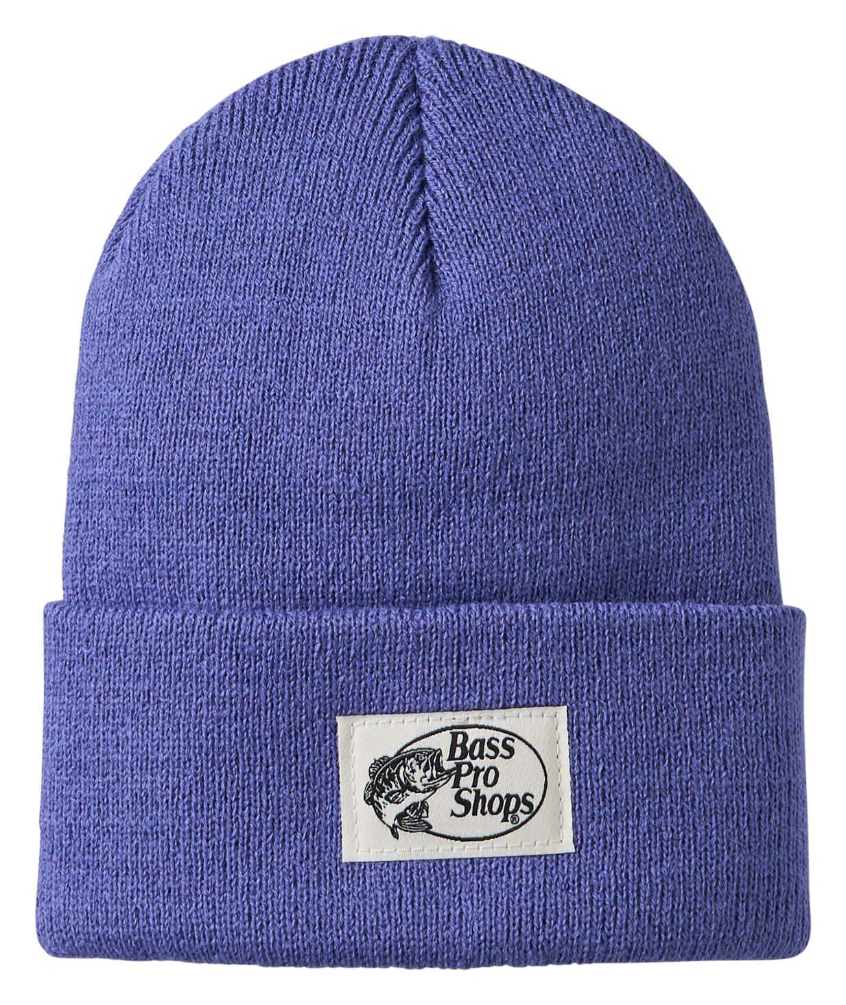 Image of Bass Pro Shops Knit Sewn-On Logo Label Beanie for Kids - Skipper Blue
