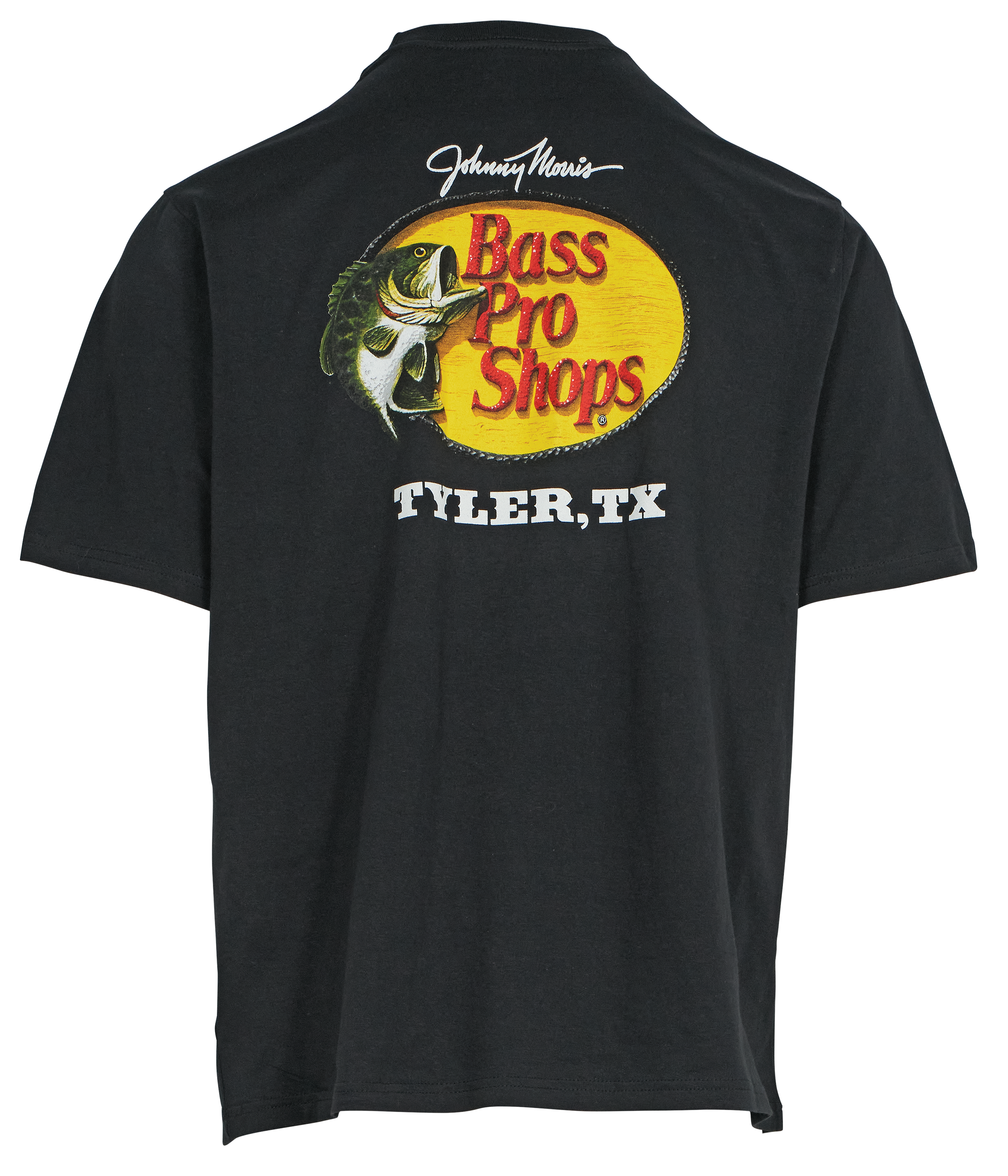 Image of Bass Pro Shops Tyler Woodcut Short-Sleeve T-Shirt for Men - Black - XL