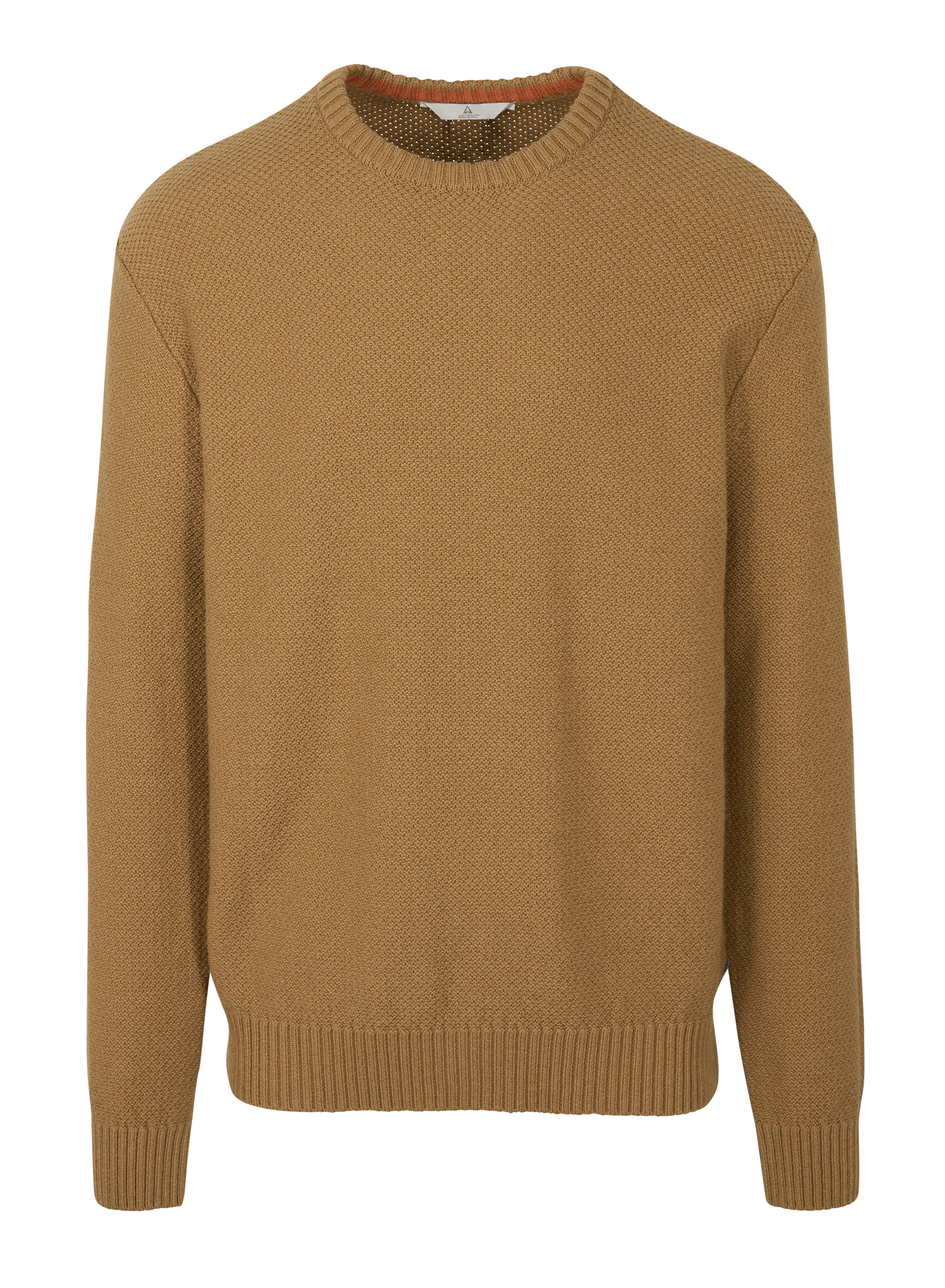 Image of Ascend Cole Creek Crew-Neck Sweater - Ermine - 2X