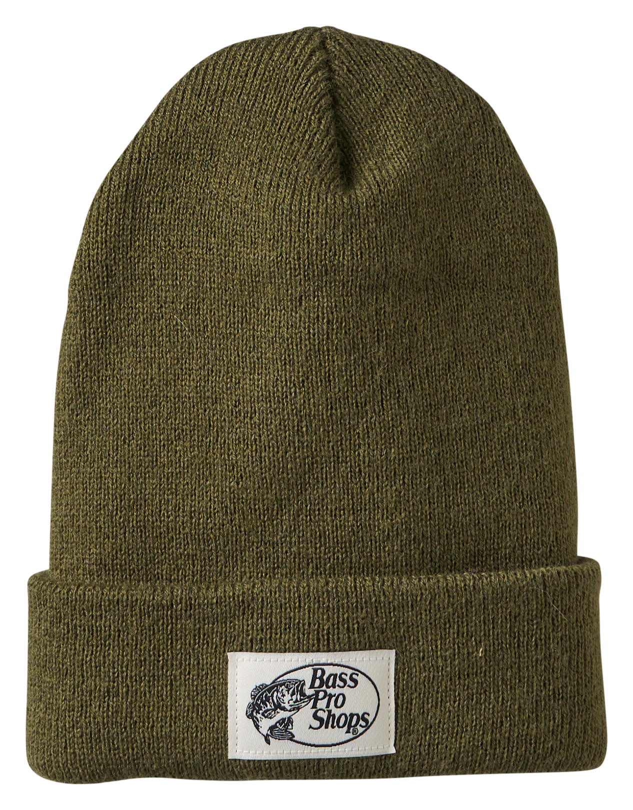 Image of Bass Pro Shops Knit Sewn-On Logo Label Beanie for Kids - Burnt Olive