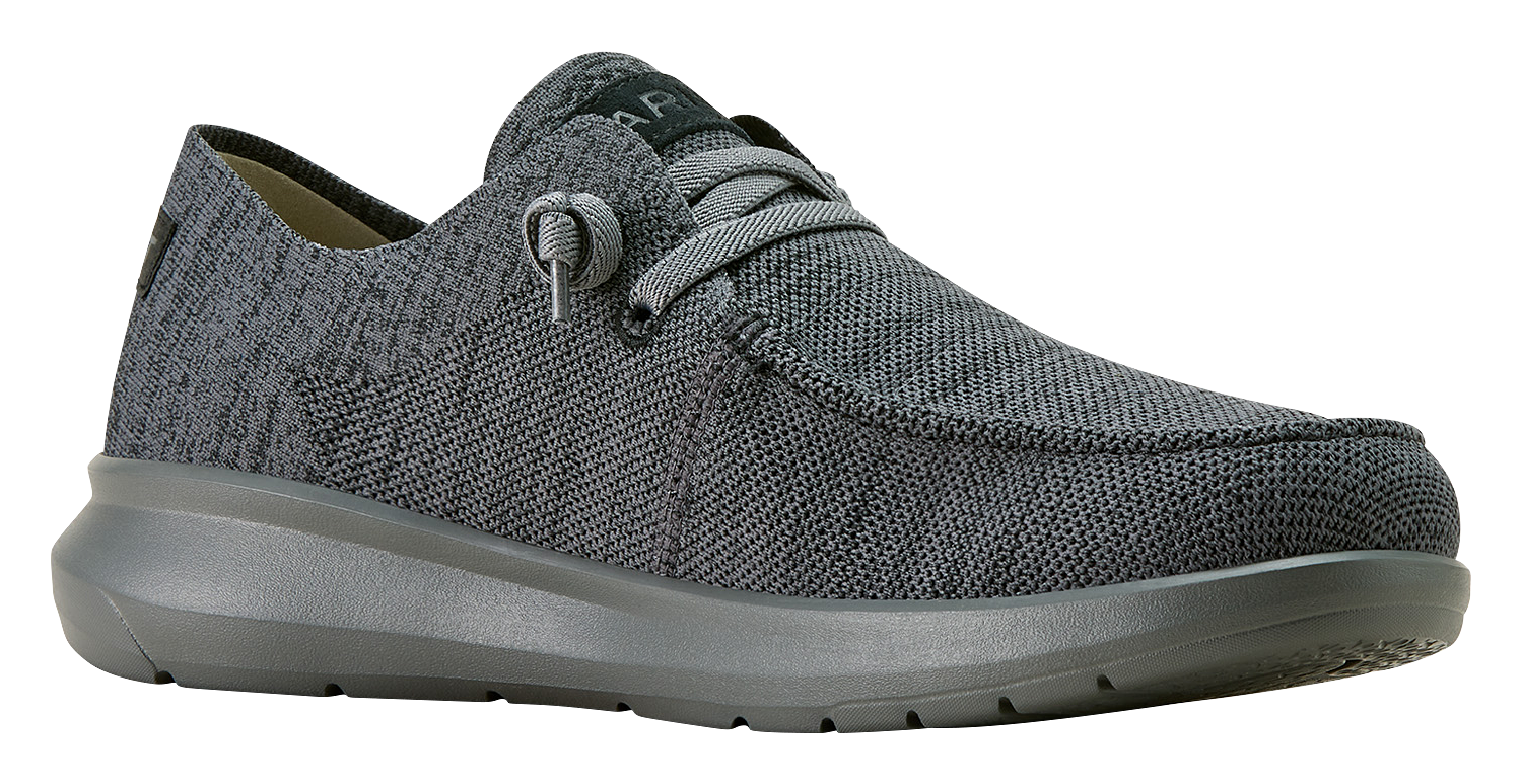 Image of Ariat Hilo Mesh Slip-On Shoes for Men - Charcoal