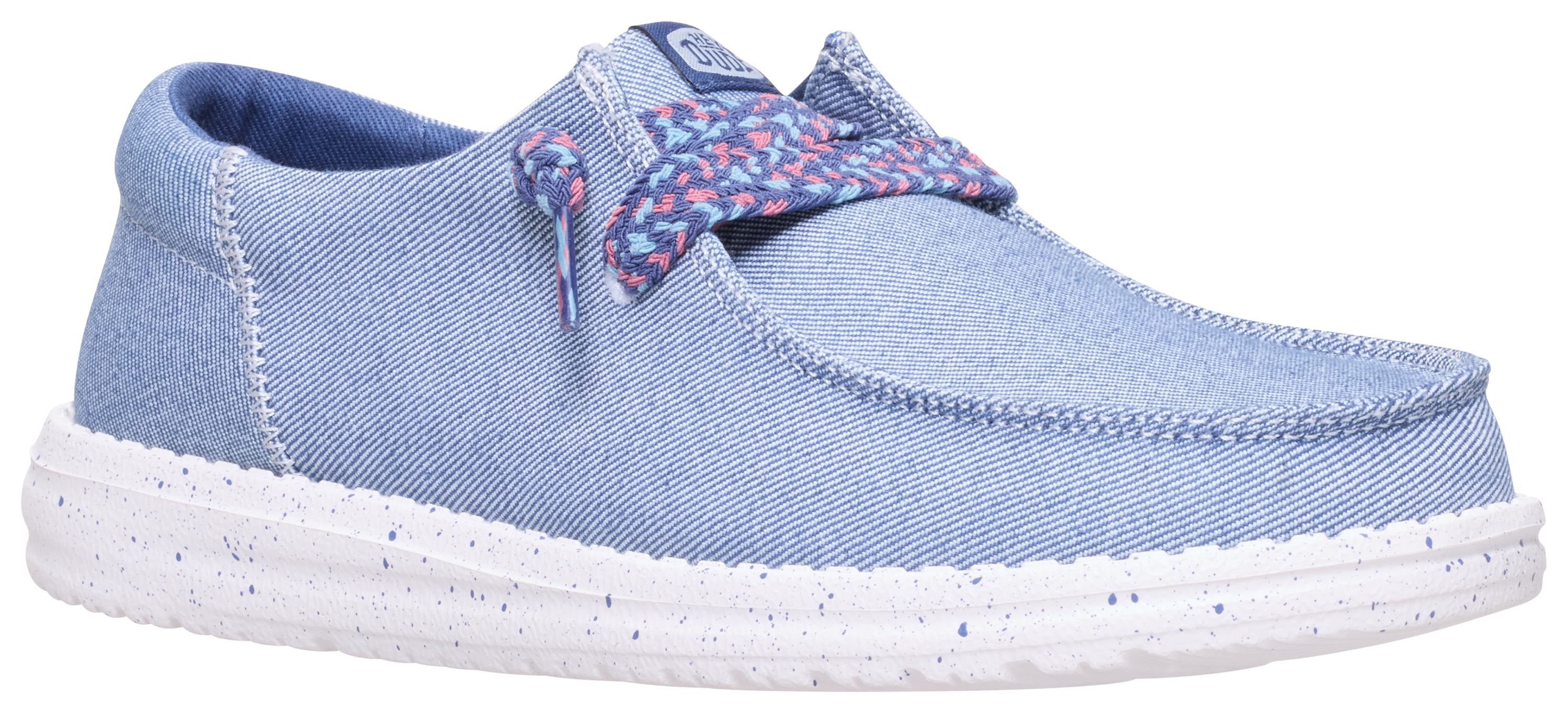 Image of HEYDUDE Wendy Funk Friendship Lace Slip-On Shoes for Ladies - Blue