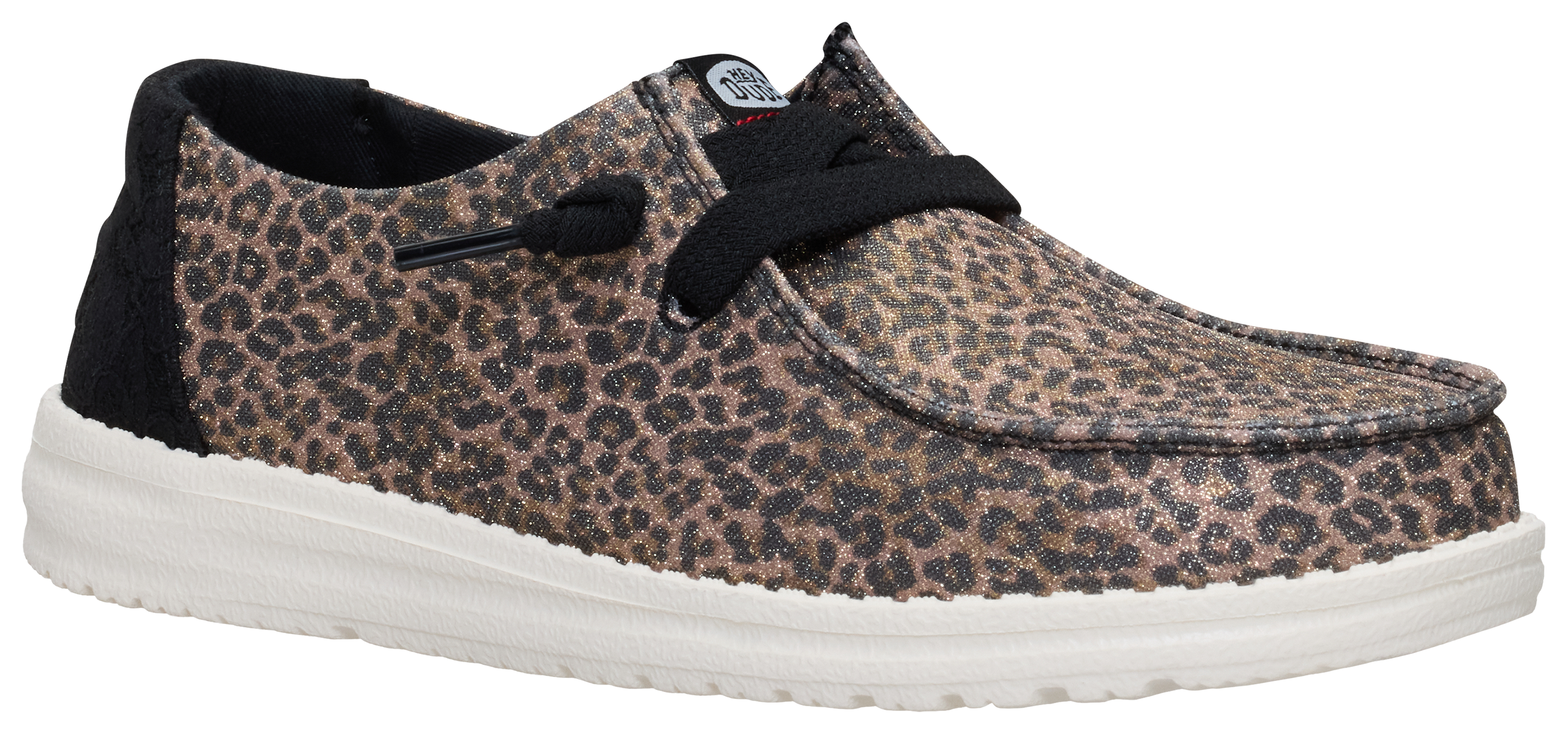 Image of HEYDUDE Wendy Sparkle Animal Casual Shoes for Ladies - 8M