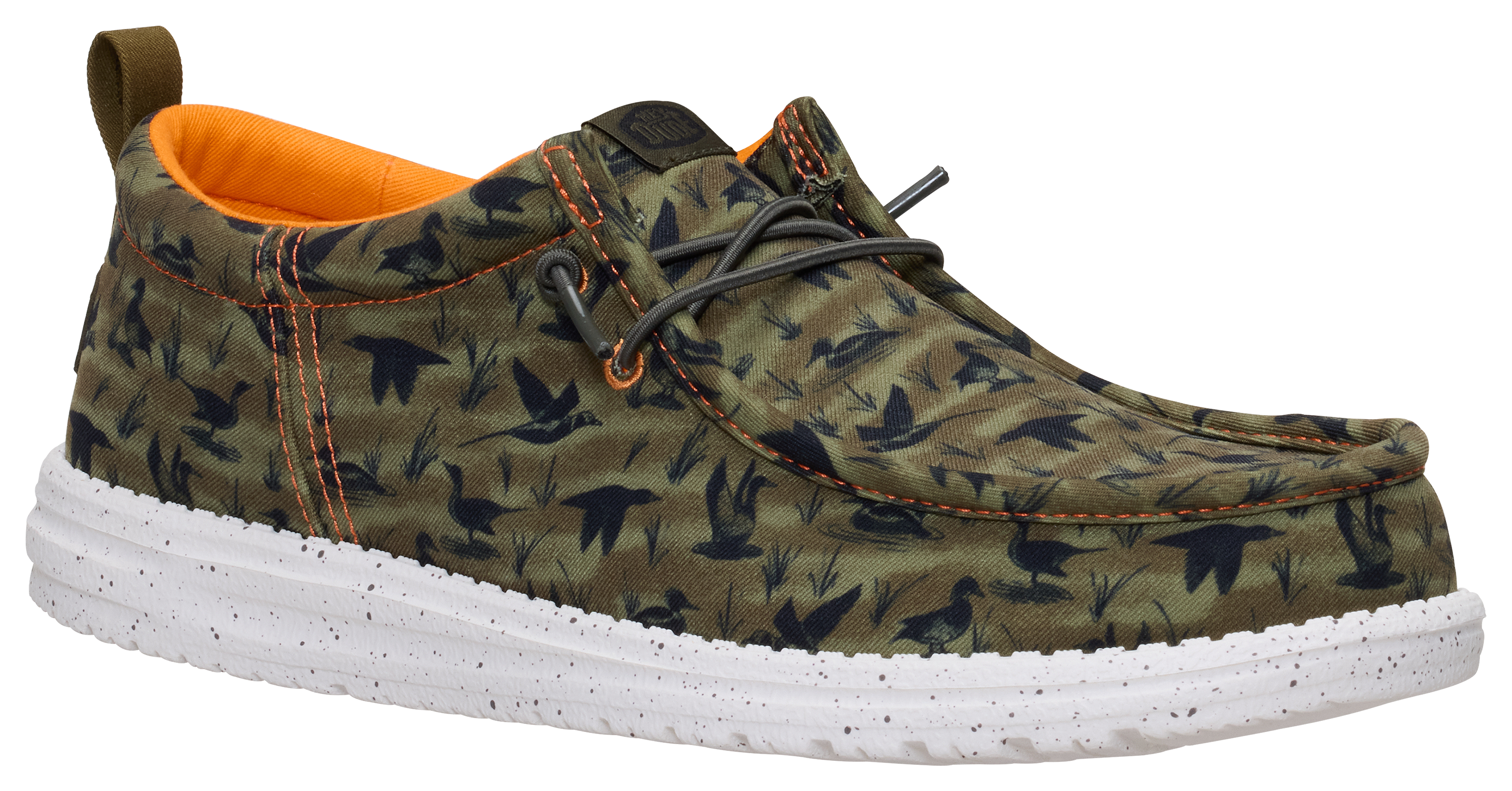 Image of HEYDUDE Wally Funk Duck Print Casual Shoes for Men - Green