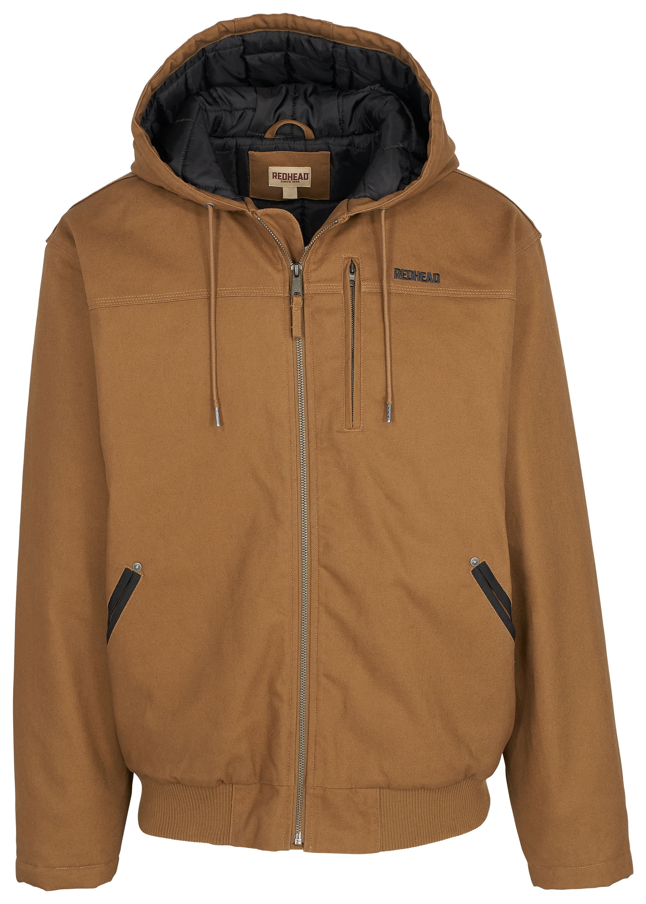 Image of RedHead Pro Series Insulated Canvas Hooded Work Jacket - Ermine - 2XL