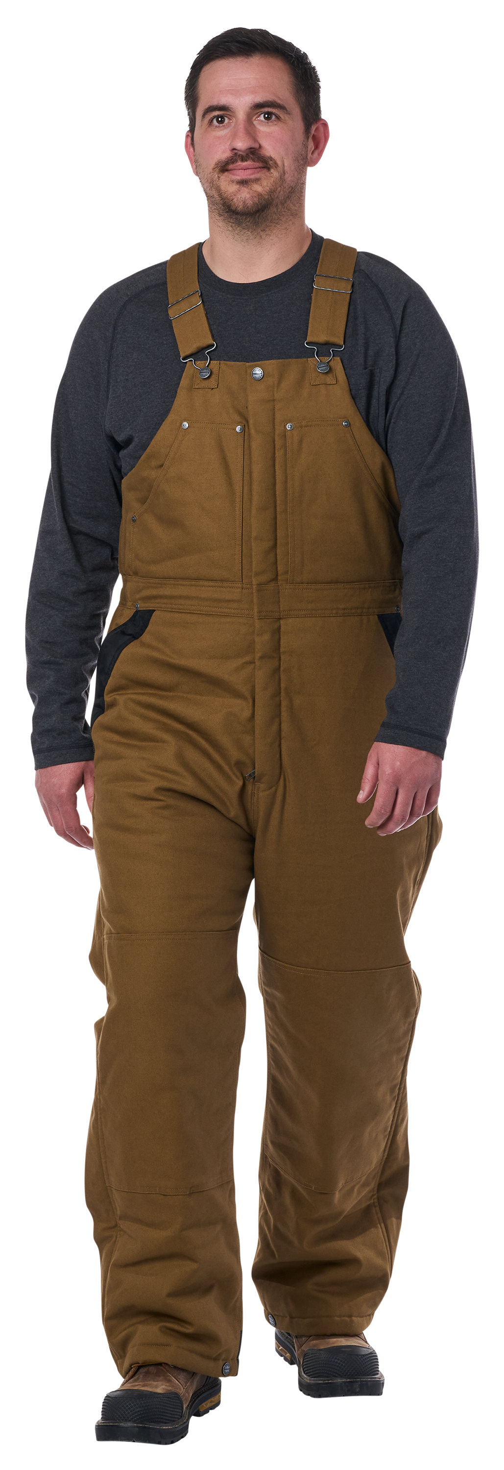 Image of RedHead Pro Series Insulated Canvas Bib for Men - Ermine - 3XL