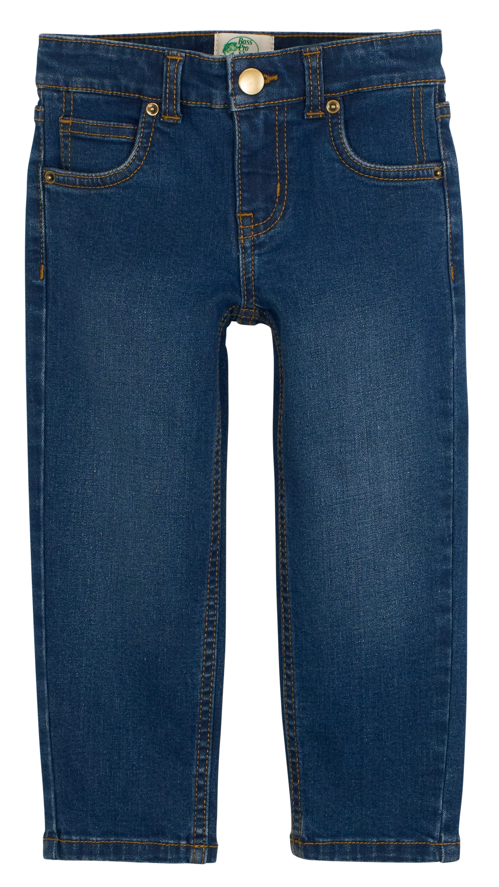 Image of Bass Pro Shops Denim Jeans for Toddlers - Dark Wash