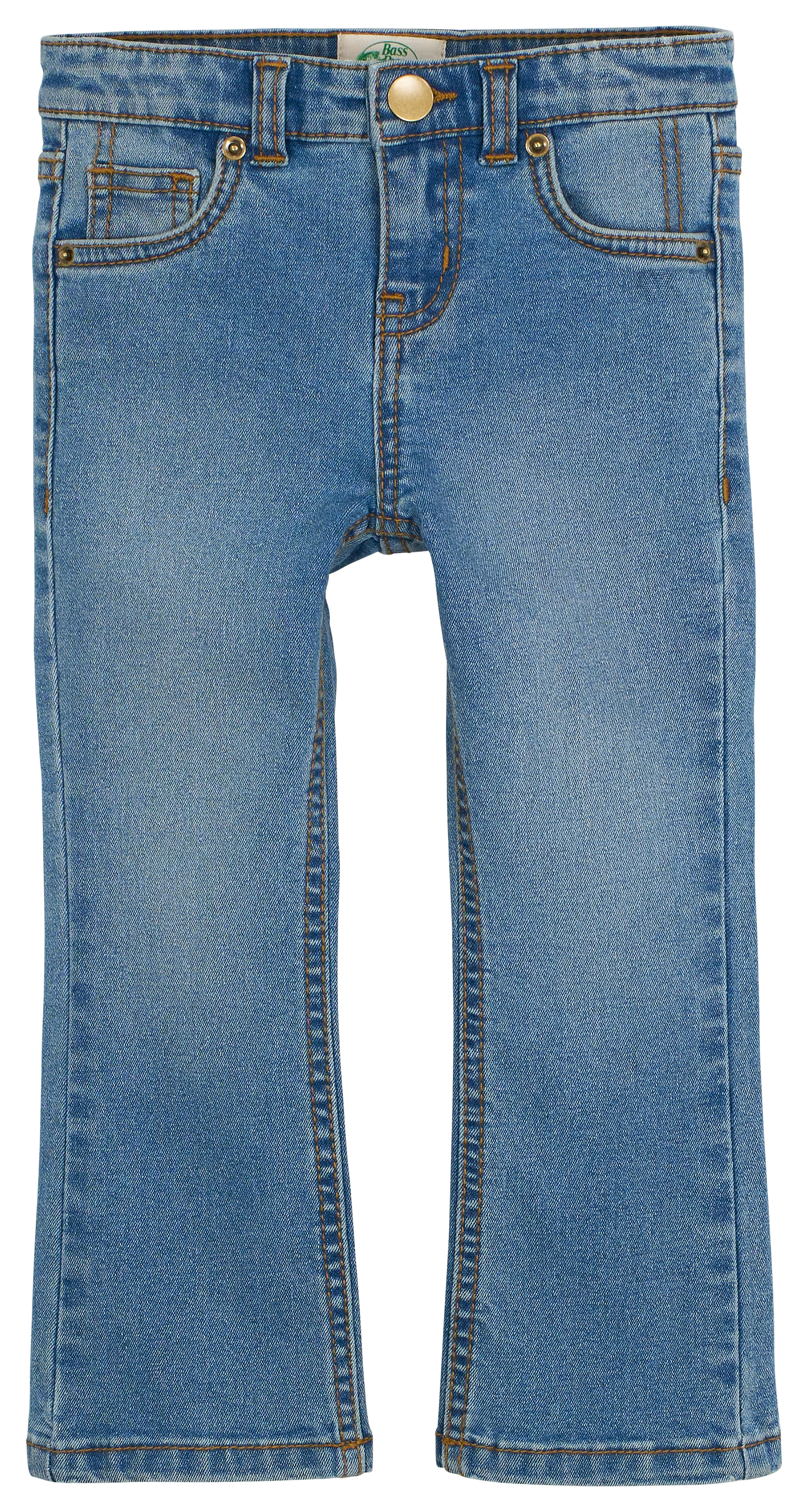 Image of Bass Pro Shops Denim Jeans for Toddlers - Medium Wash