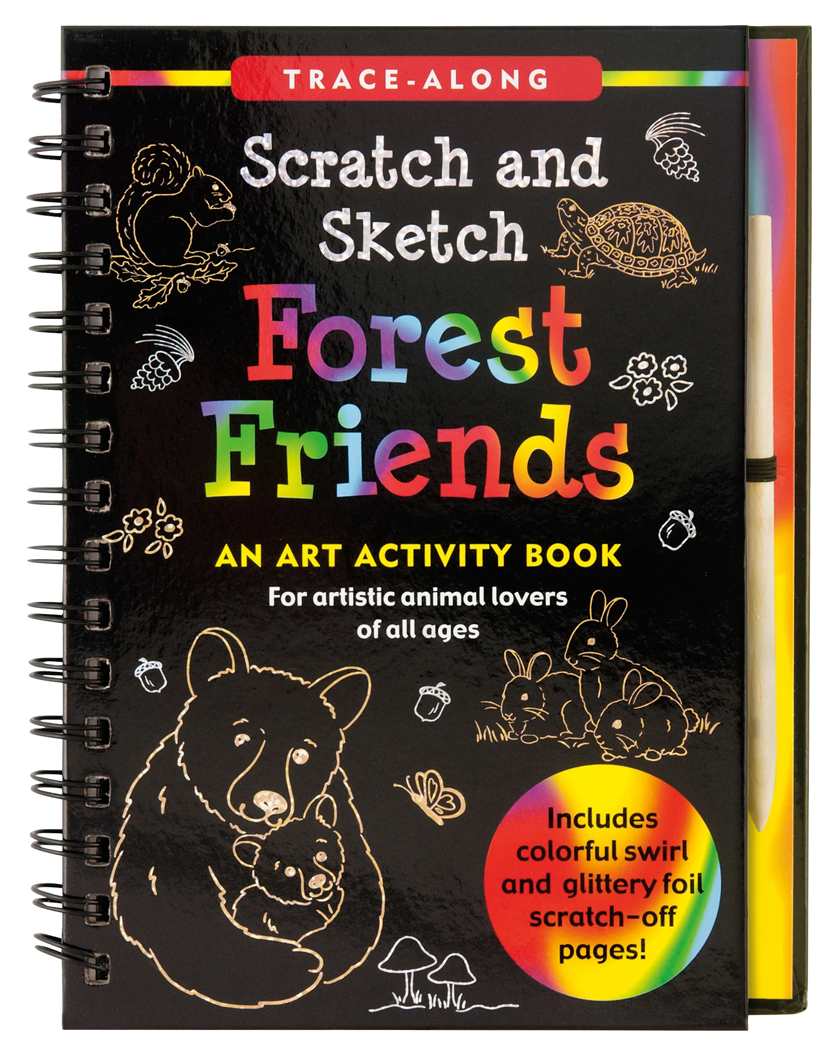 Image of Forest Friends Scratch and Sketch Activity Book by Day Zschock Martha