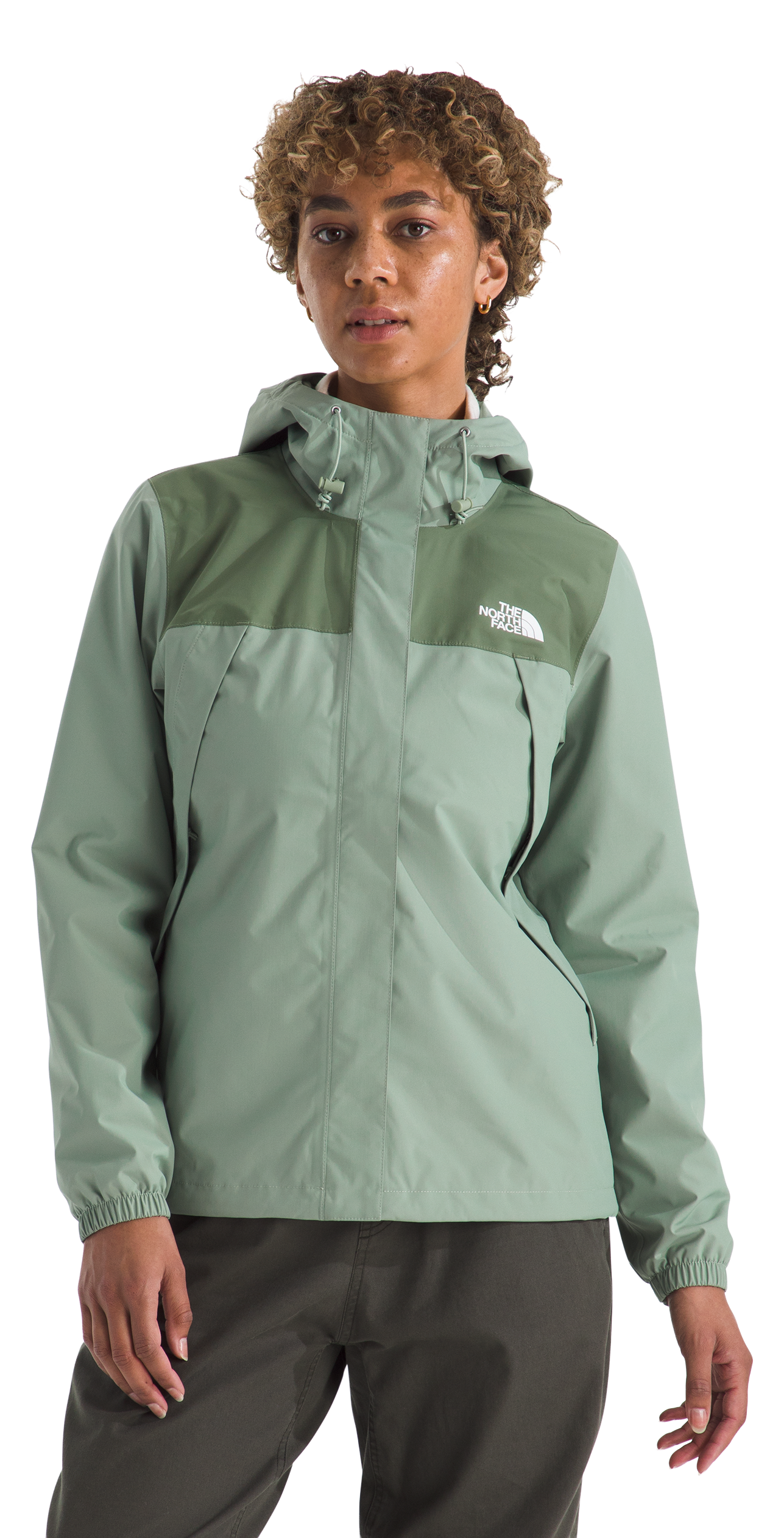 Image of The North Face Antora Rain Jacket - Slate Moss/Bark Mist - L