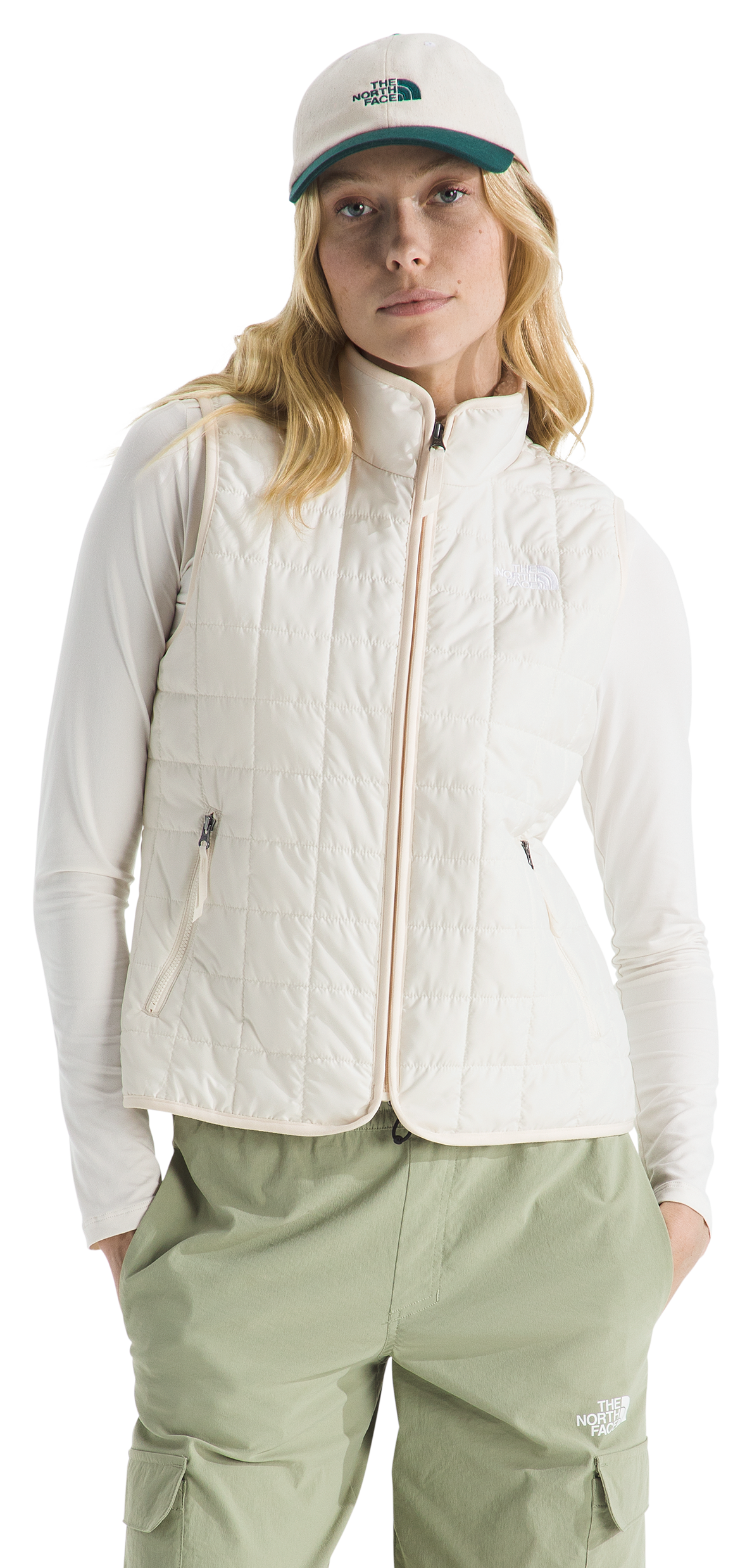 Image of The North Face Junction Insulated Vest - White Dune - S