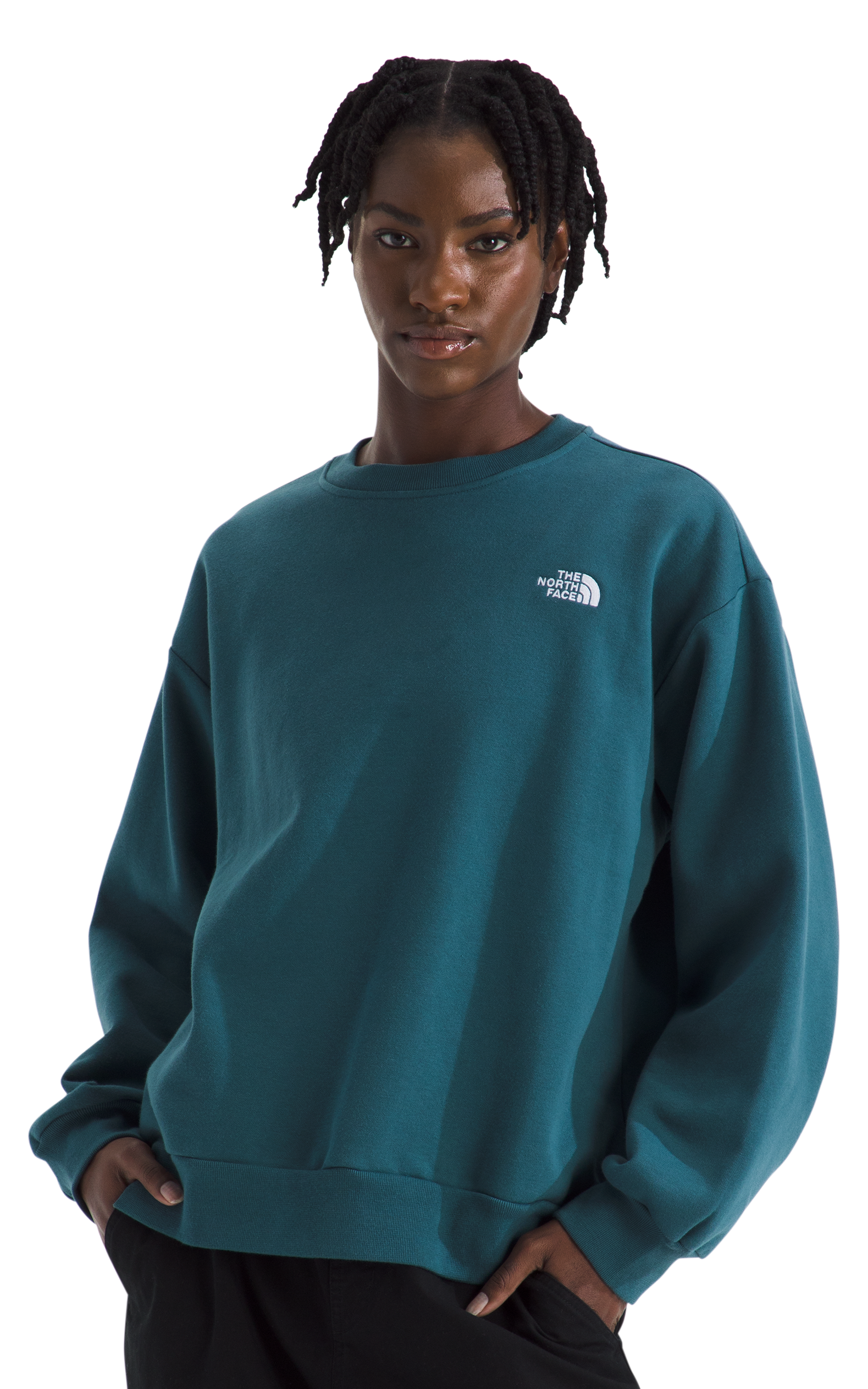 Image of The North Face Evolution Simple Dome Oversized Crew-Neck Sweatshirt - Space